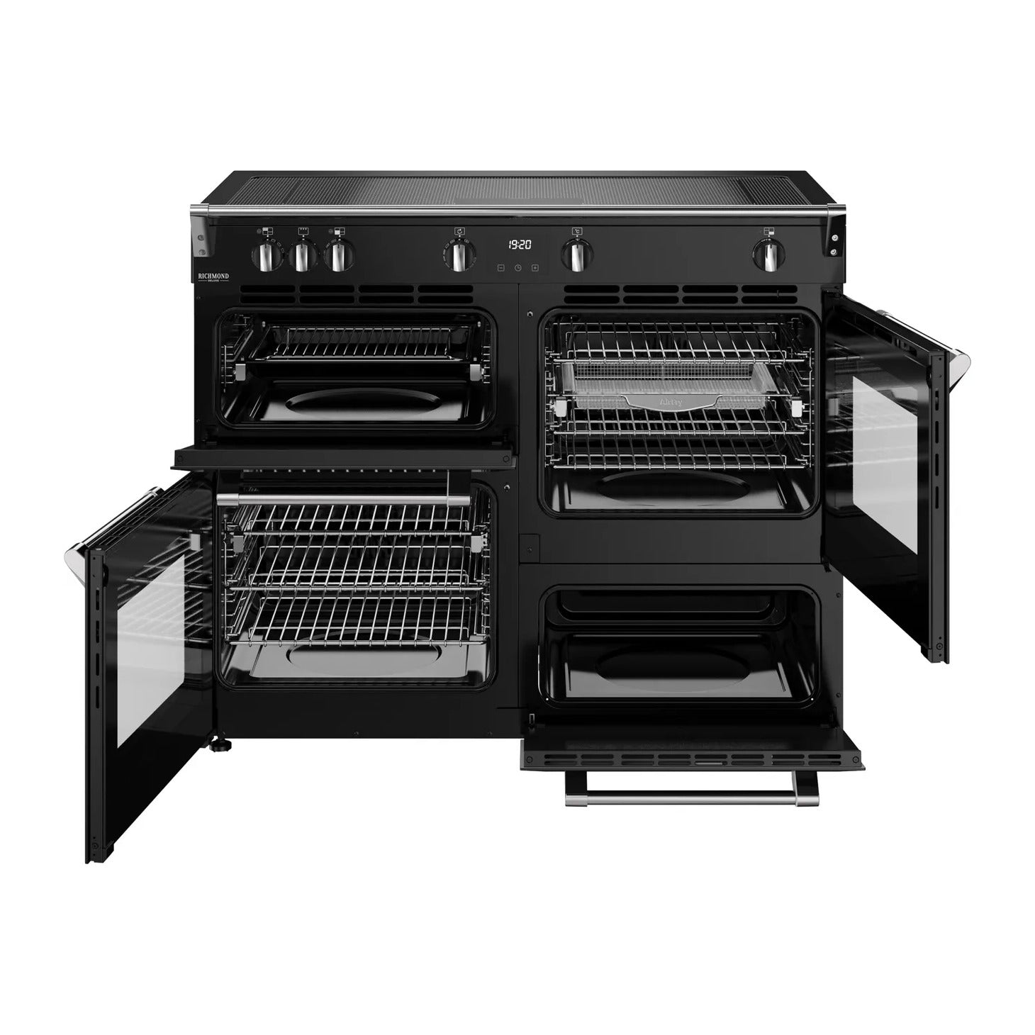 Stoves Richmond Deluxe 110Ei ZLS 110cm Induction Range Cooker – 196L Quad Oven, FreedomFLEX Zoneless Hob, AirFry – Renew 2 U