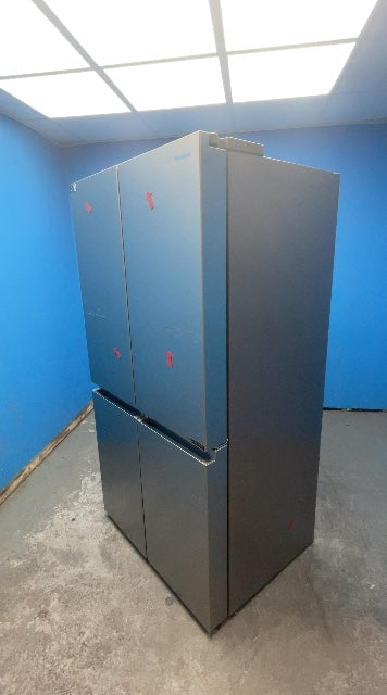 #GRC-163-586 - Hisense American Style Fridge Freezer – 609L, Stainless Steel, Total No Frost