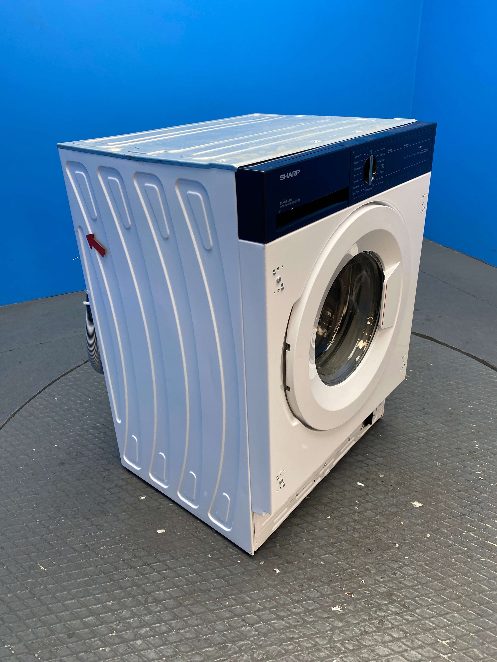 Sharp ES-NIH814BWA Integrated 8kg 1400 Spin Washing Machine