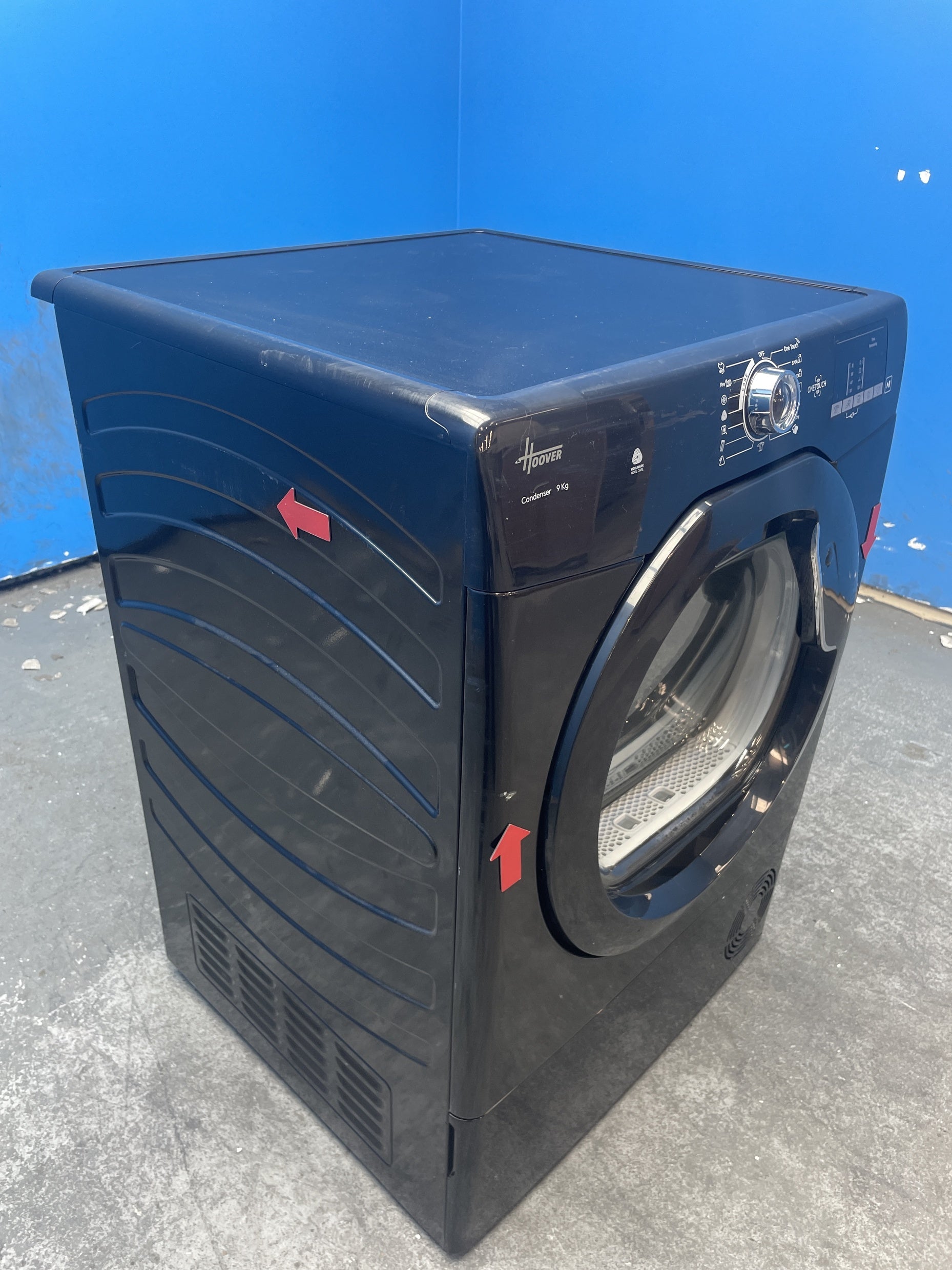 #GRC-159-214 - Hoover H-DRY 300 HLE C9DGB 9kg Condenser Tumble Dryer