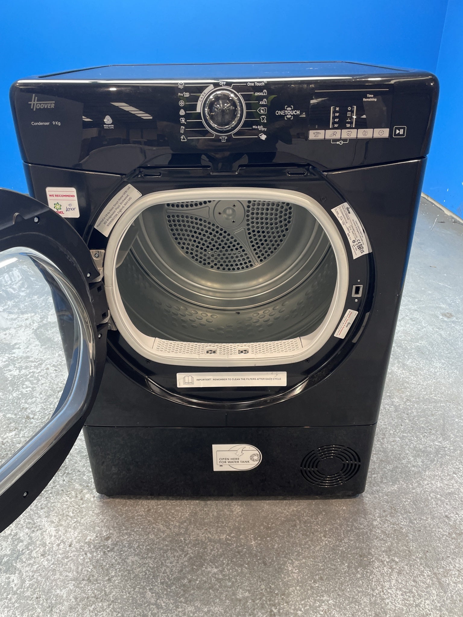 #GRC-156-988 - Hoover H-DRY 300 HLE C9DGB 9kg Condenser Tumble Dryer