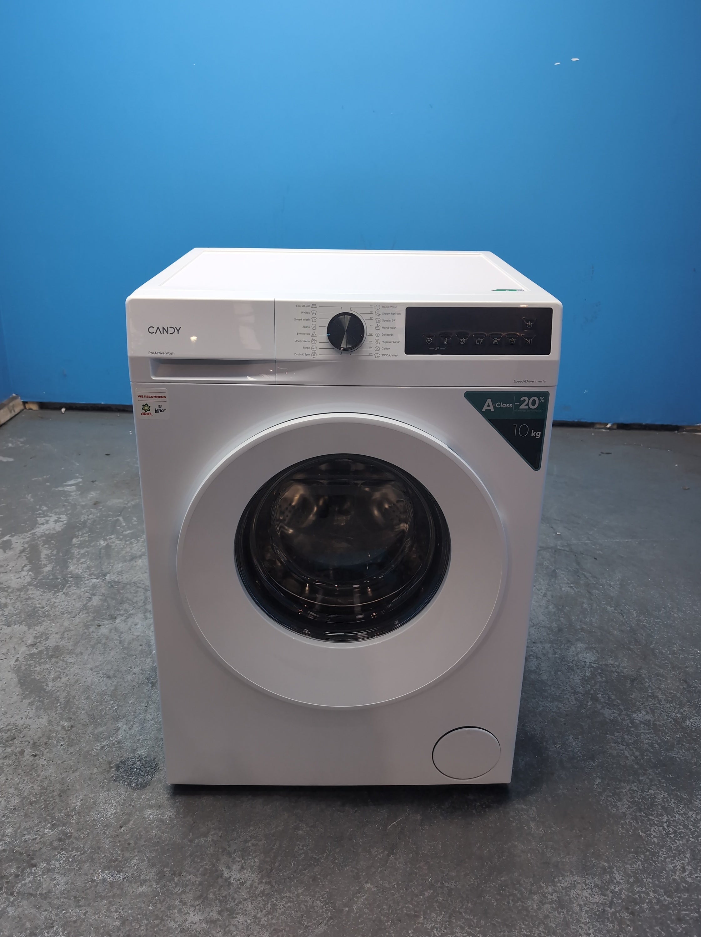 #GRC-163-657 - Candy Quick Pro 10kg 1400rpm Washing Machine – Quick Wash, Smart Spray, White