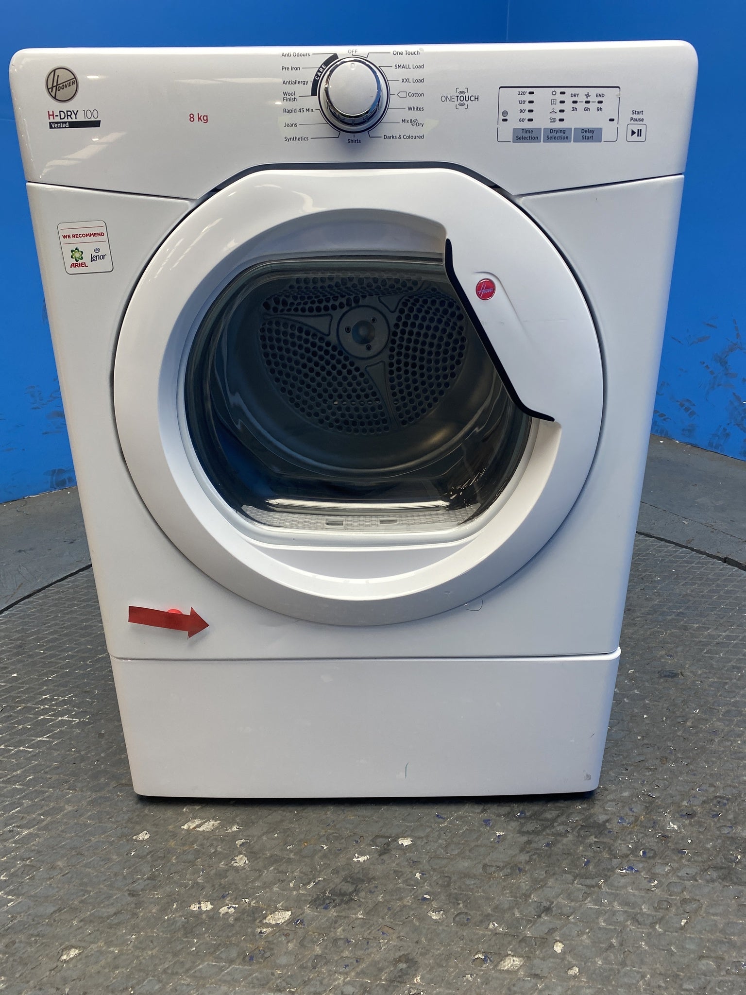 Hoover HLEV8LG 8kg Vented Tumble Dryer