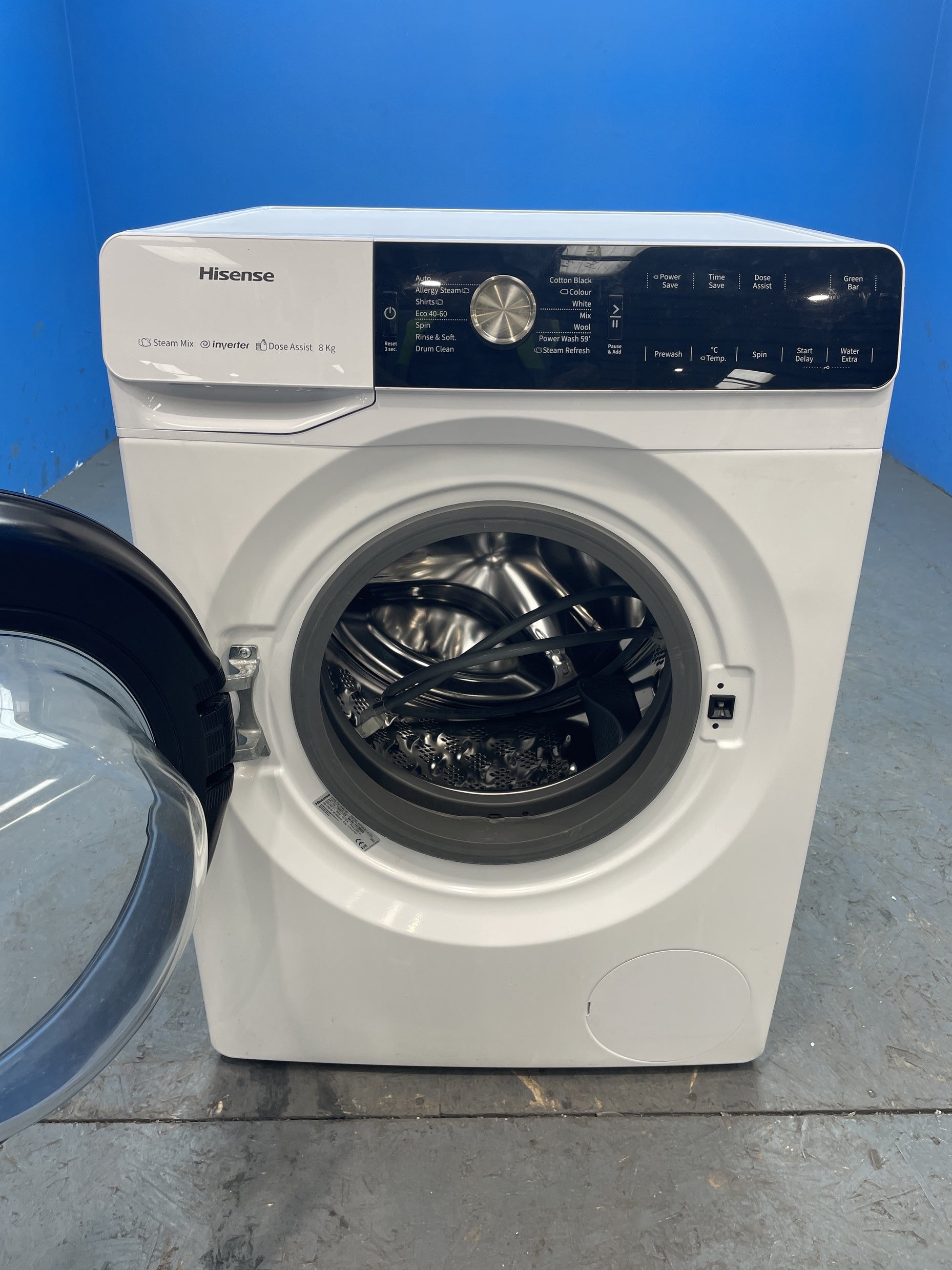 #GRC-157-230 - Hisense WFGA80141VM 8kg 1400rpm Washing Machine