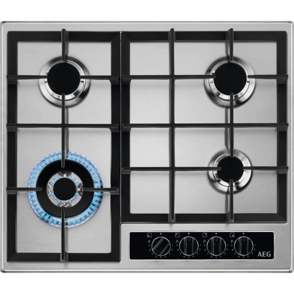 AEG HGB64420YM Built-in 60cm 4 Burner Gas Hob with StepPower – Renew 2 U