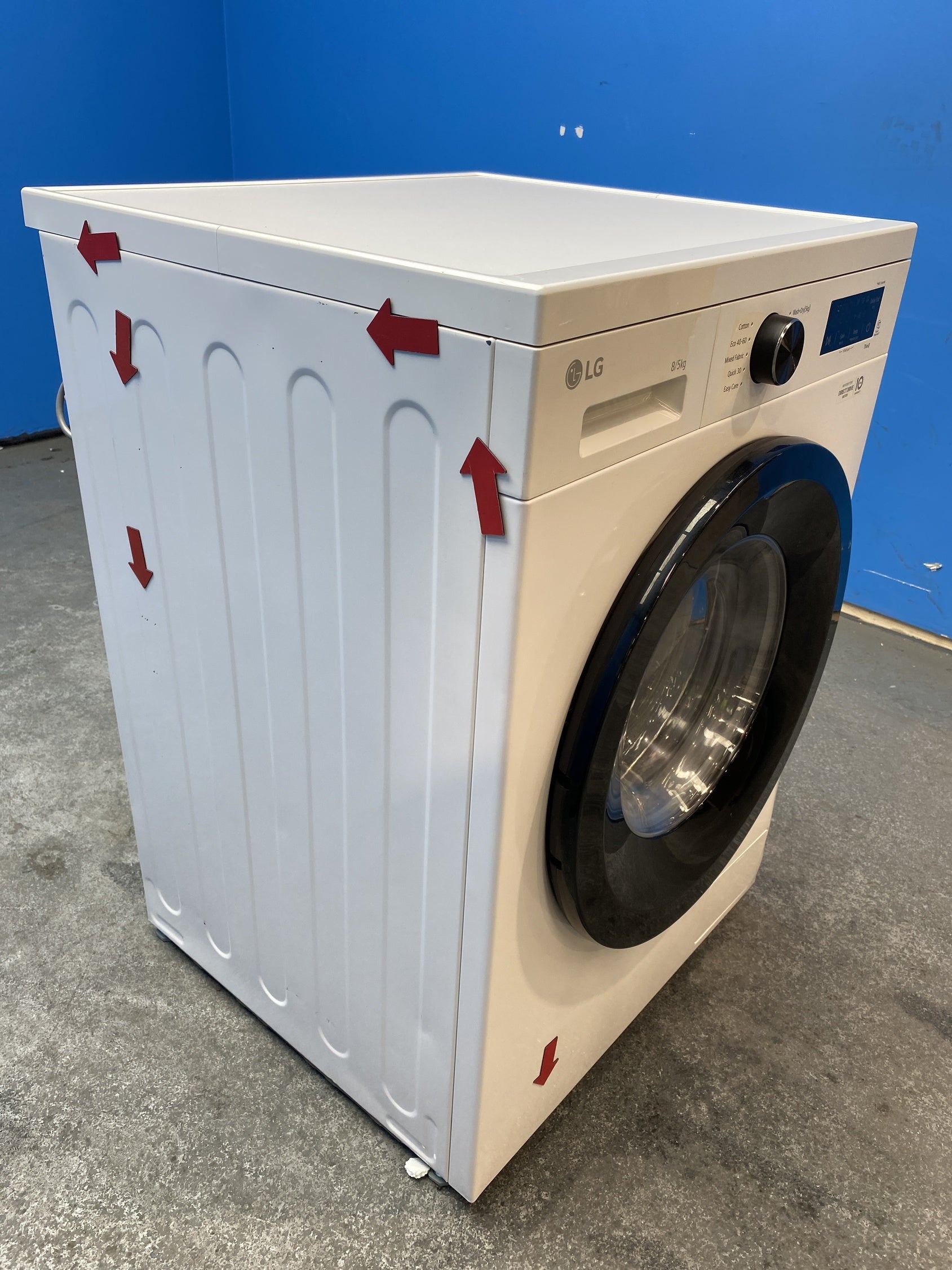 #GRC-150-660 - LG W4X1085NWK Series X10 8/5kg 1400rpm Direct Drive Washer Dryer
