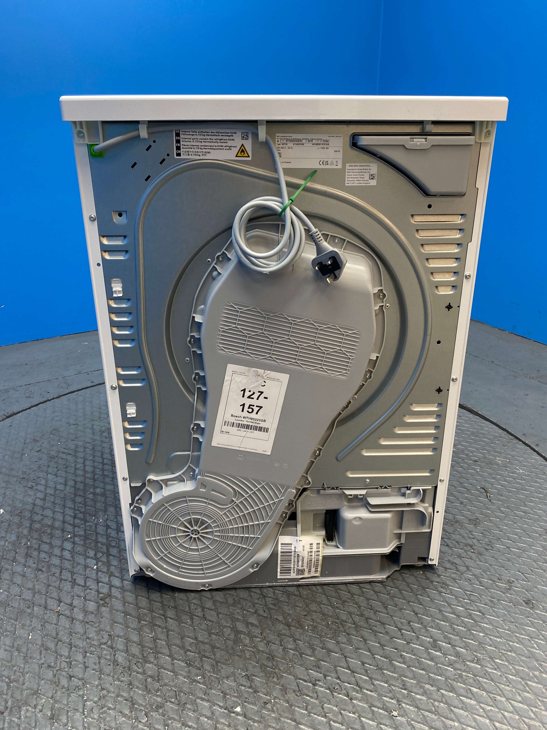 Bosch Series 4 WTH85223GB 8kg Heat Pump Tumble Dryer