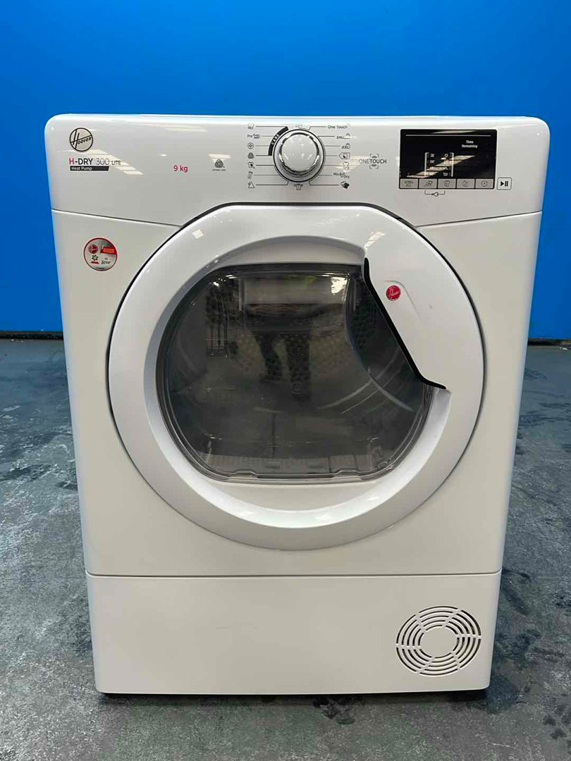 #GRC-161-495 - Hoover HLE H9A2DE-80 H-DRY 300 Lite 9kg Heat Pump Tumble Dryer