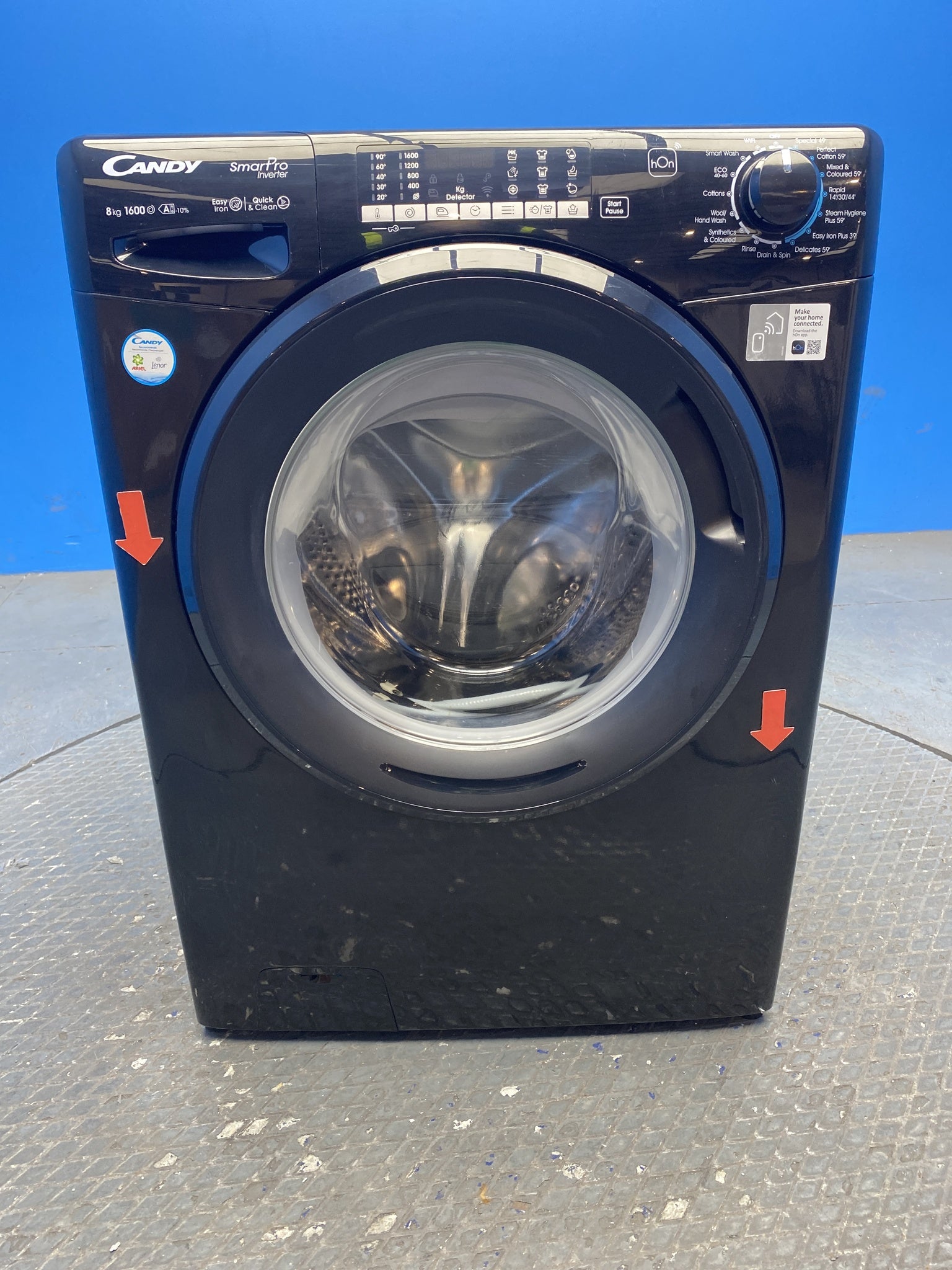 Candy Smart Pro CSO686TWMBB6 8kg 1600 Spin Washing Machine