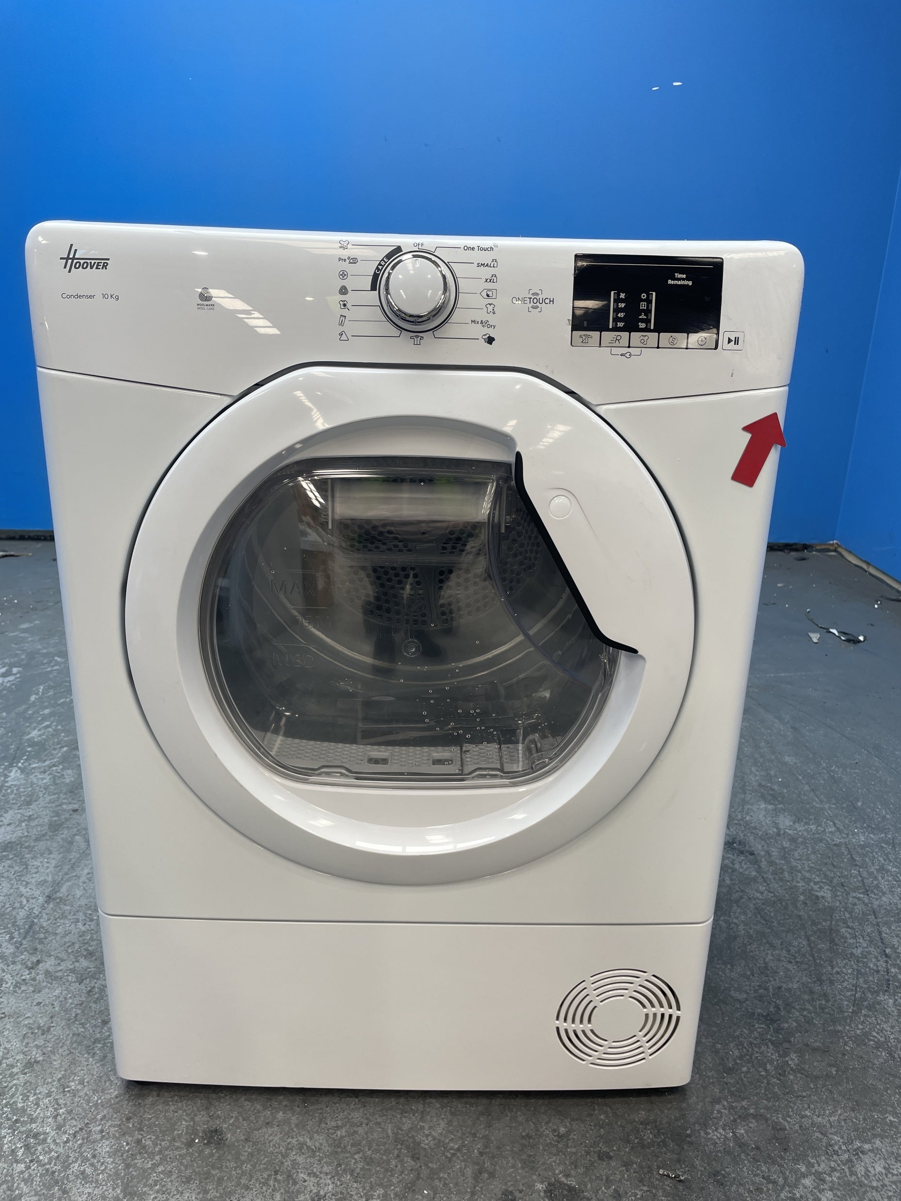 #GRC-159-019 - Hoover H-DRY 300 HLE C10DE-80 10kg Condenser Tumble Dryer