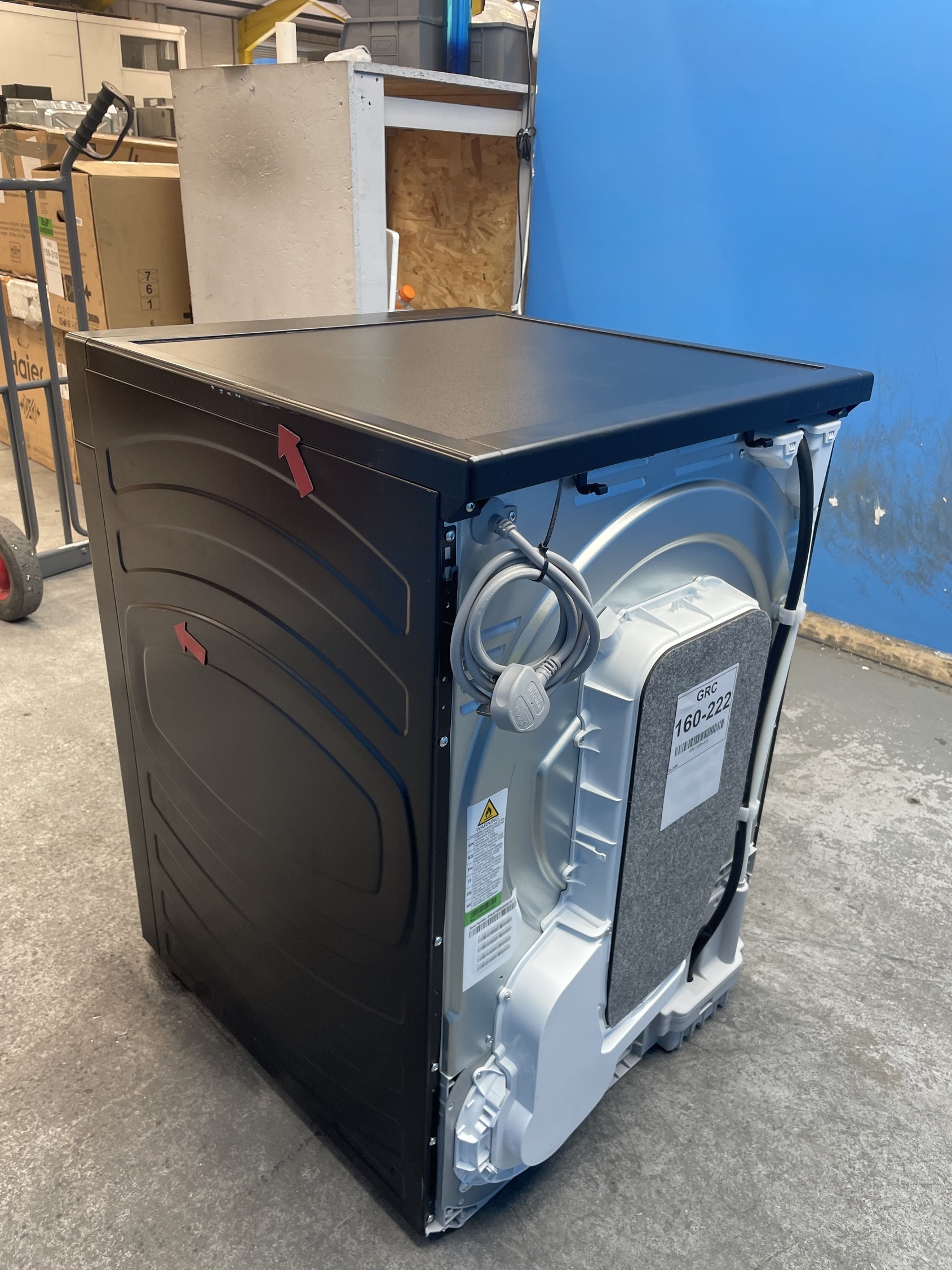 #GRC-160-222 - Haier HD90-D357BU1-UK X Series 5 9kg Heat Pump Tumble Dryer