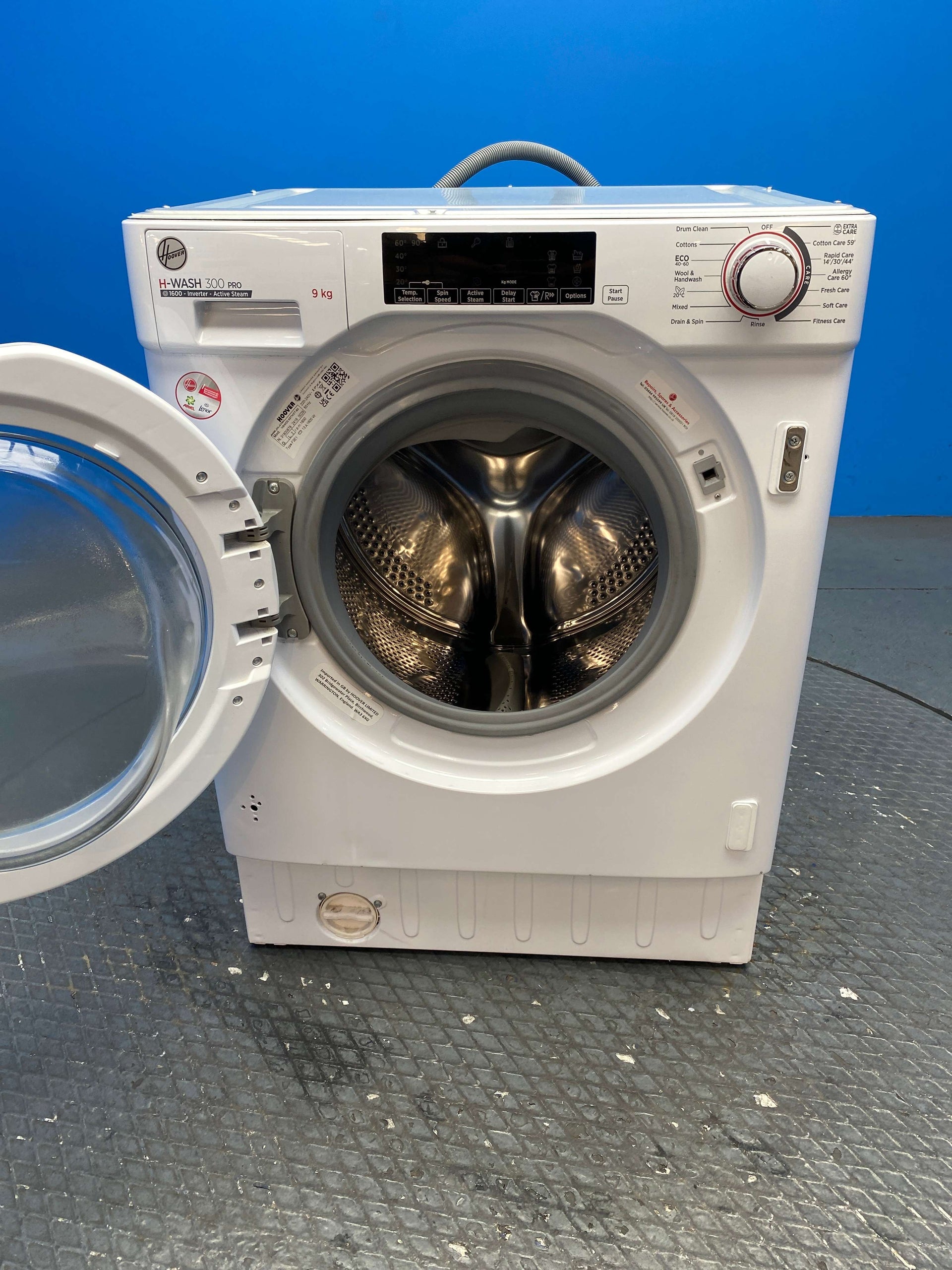 Hoover HBWOS69TMET Integrated 9kg 1600 Spin Washing Machine