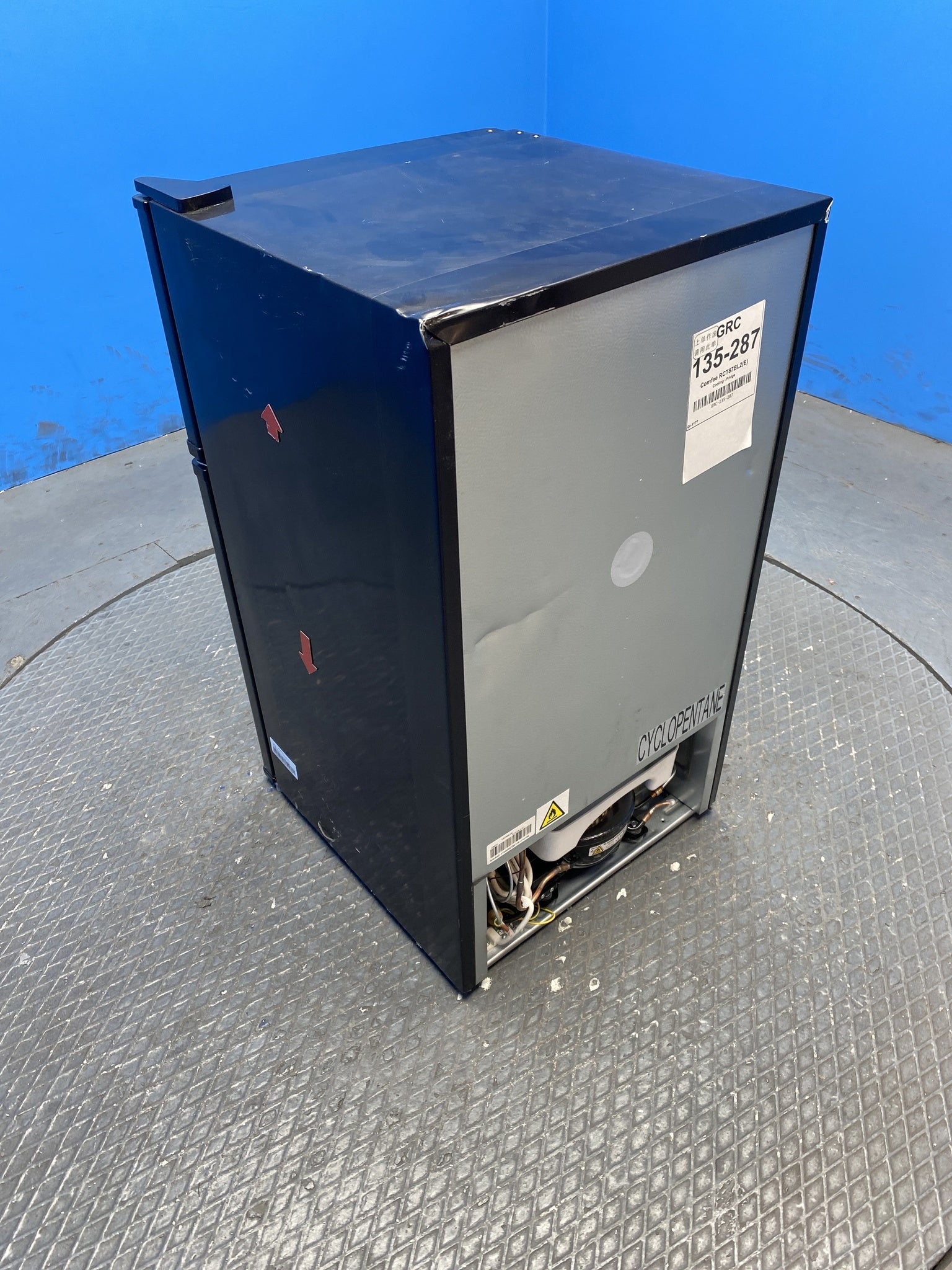 COMFEE' RCT87BL2(E) 87L Under Counter Fridge Freezer