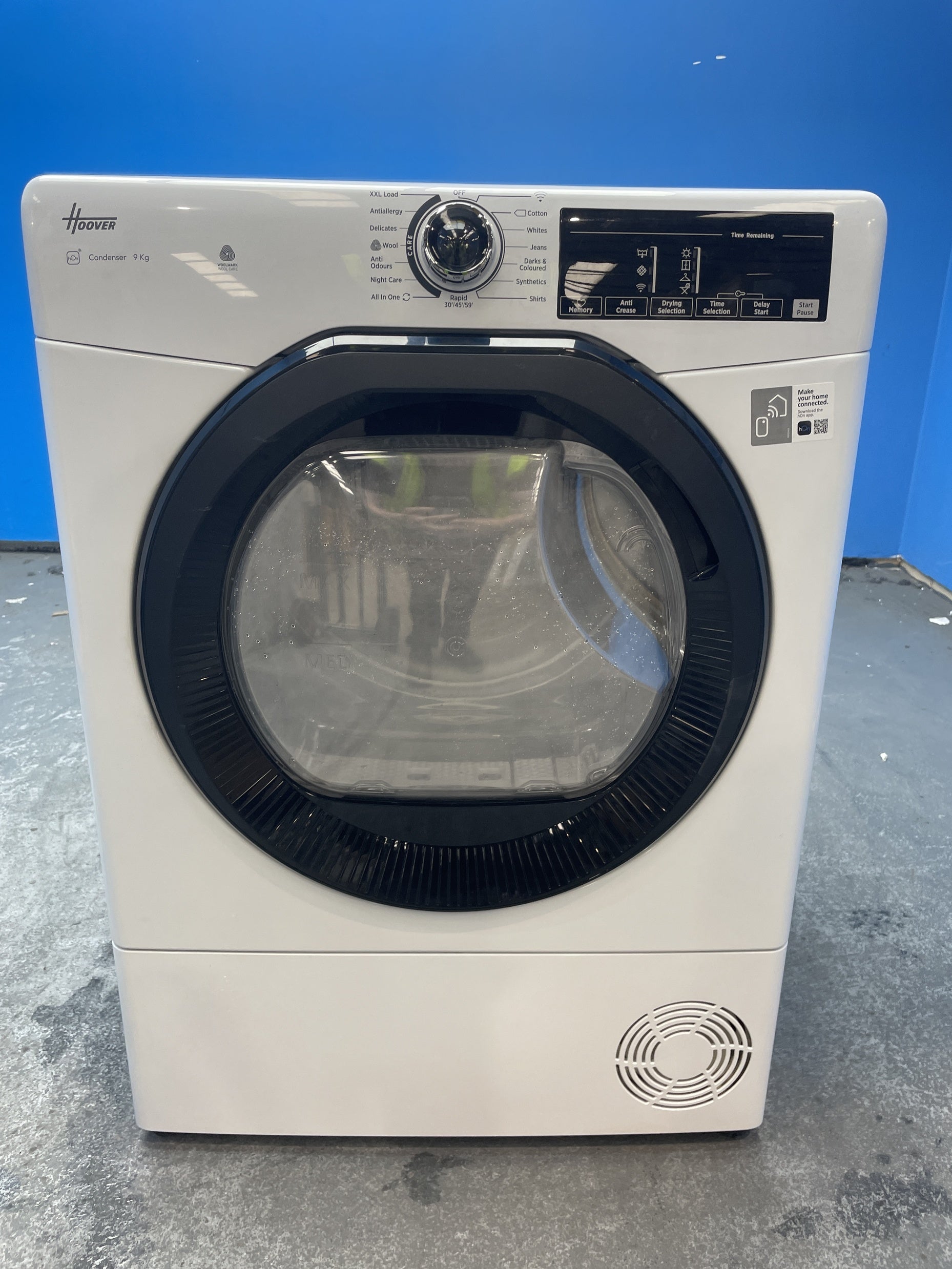 #GRC-159-504 - Hoover H-DRY 350 HREC9TBE-80 9kg Condenser Tumble Dryer