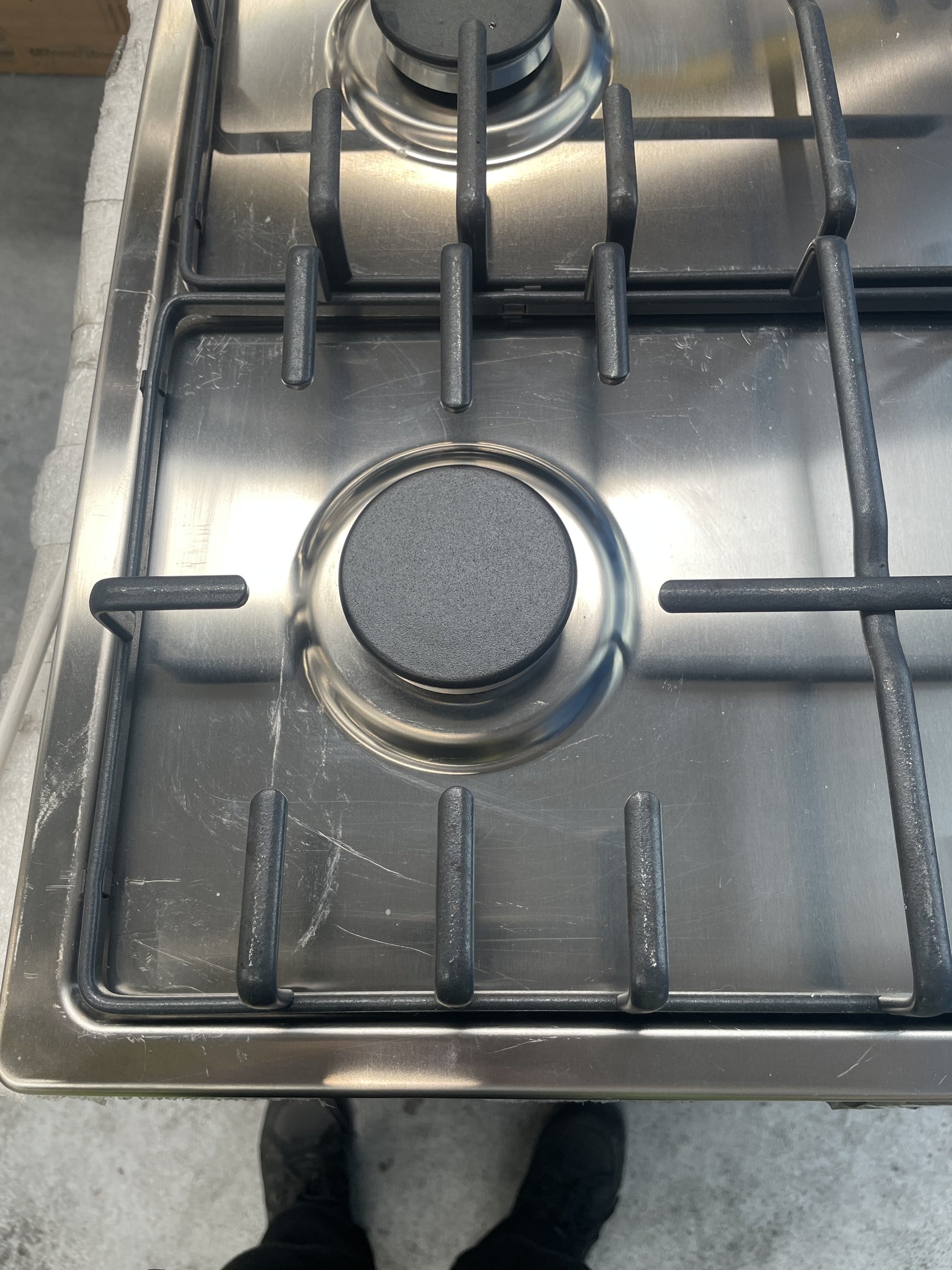 #GRC-159-191 - Hoover HHW6LK3X 60cm 4-Burner Stainless Steel Gas Hob