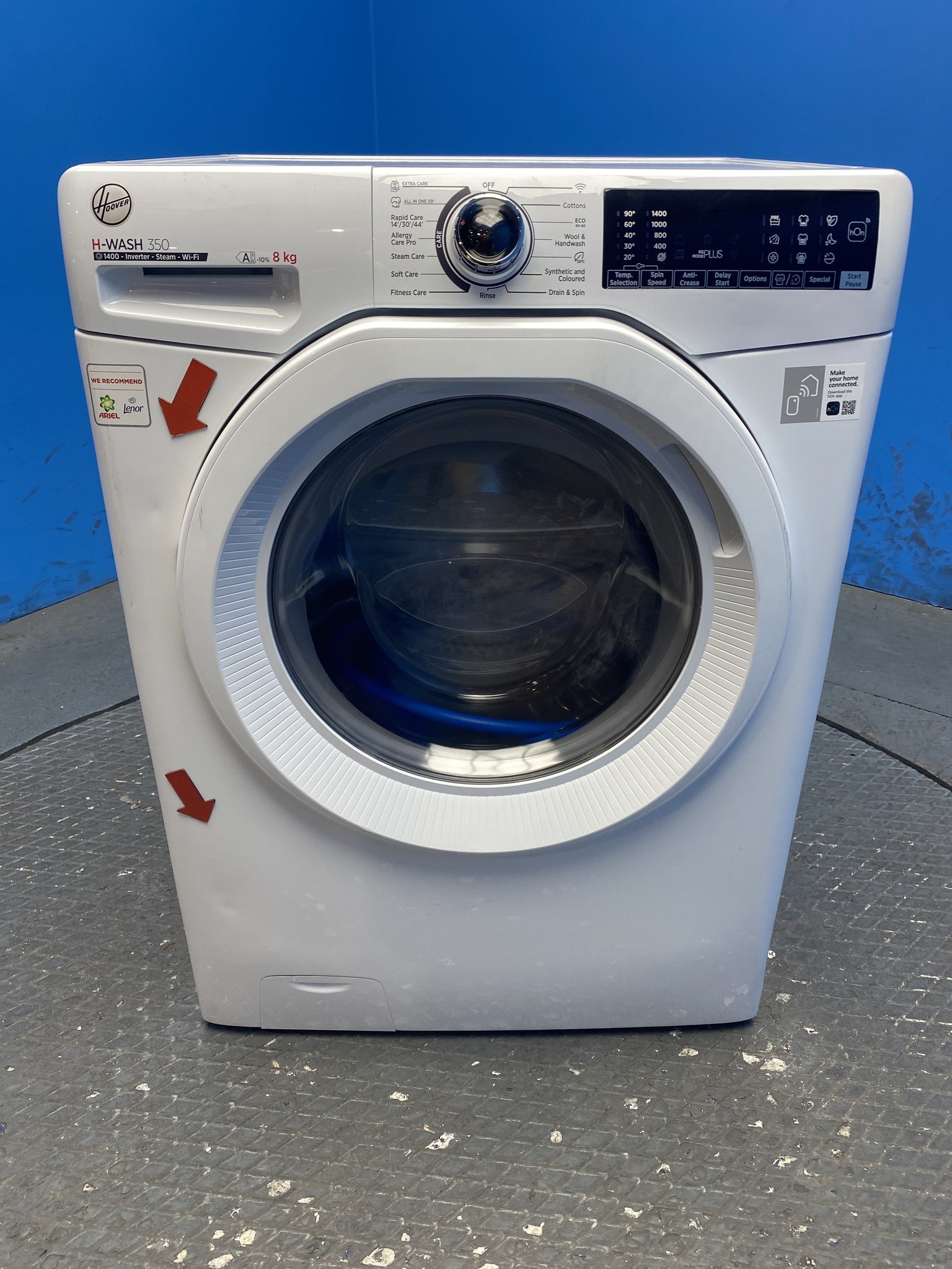 Hoover H3WPS486TAM6 8kg 1400 Spin Washing Machine