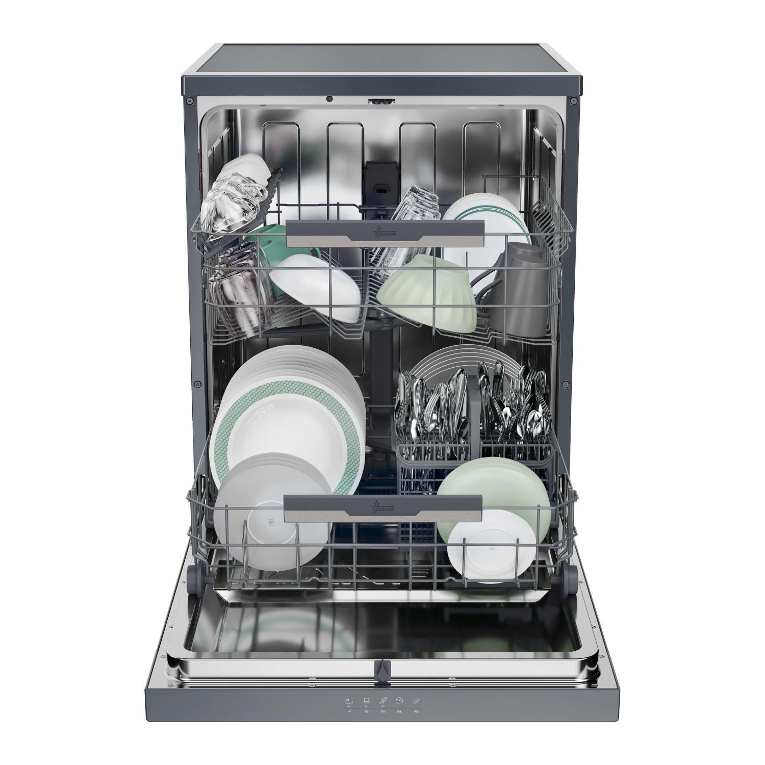 Hoover H-DISH 300 Lite 14 Place Dishwasher – Wi-Fi Connected, Maxi Tub, Anthracite – Renew 2 U