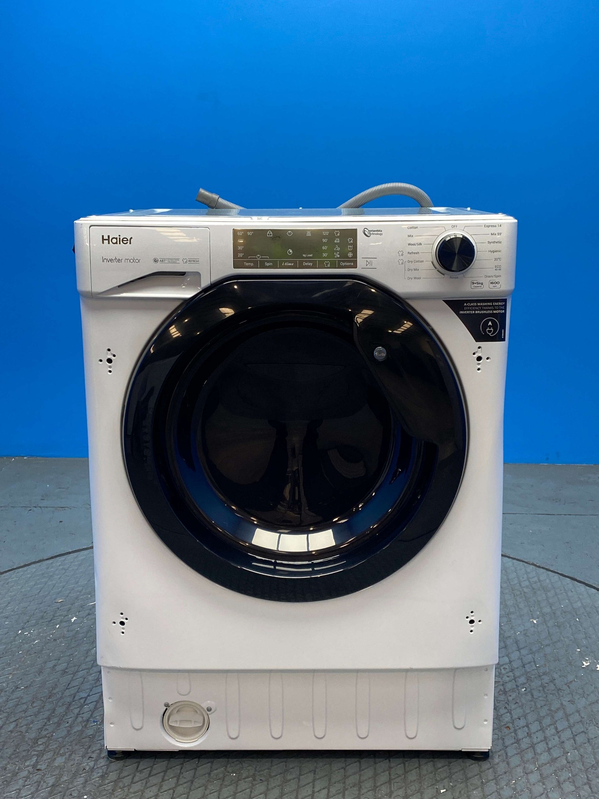 Haier HWDQ90B416FWB Built-in Series 4 9kg / 5kg 1600 Spin Washer Dryer