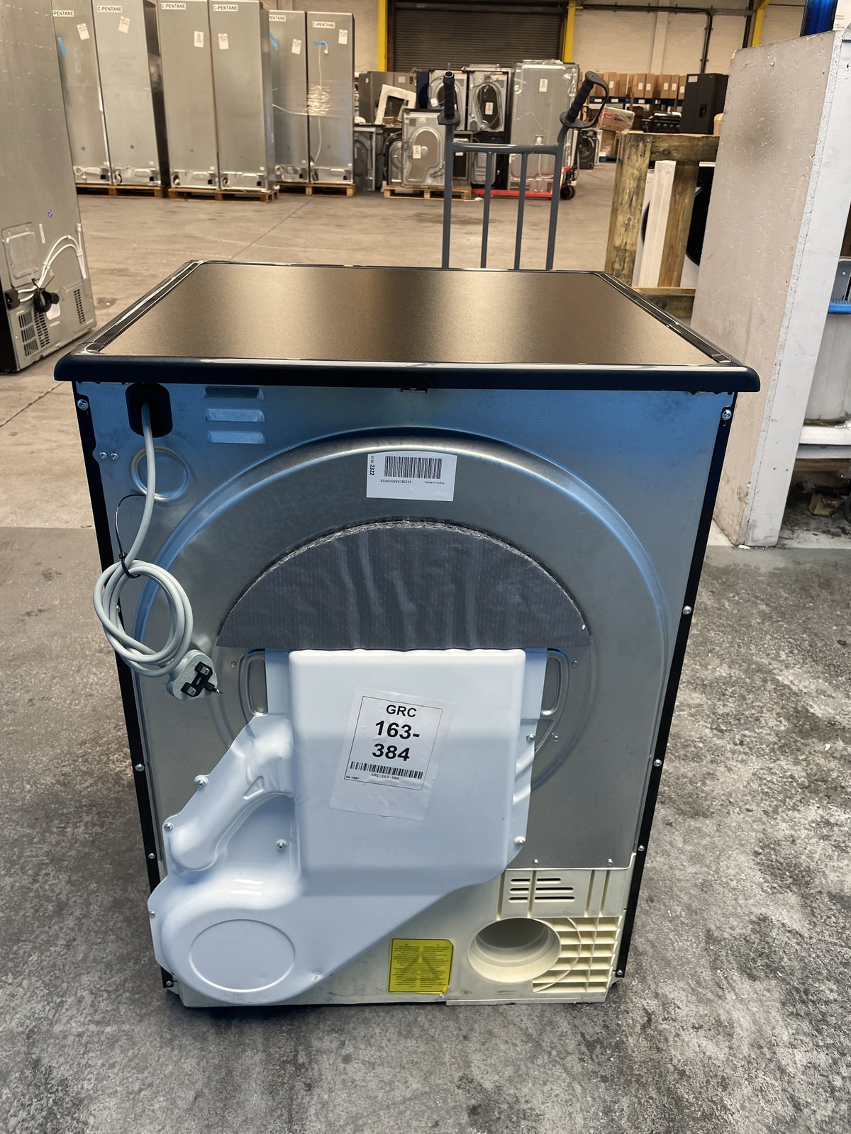 #GRC-163-384 - Hoover H-DRY 300 9kg Vented Tumble Dryer – NFC Connectivity, Black