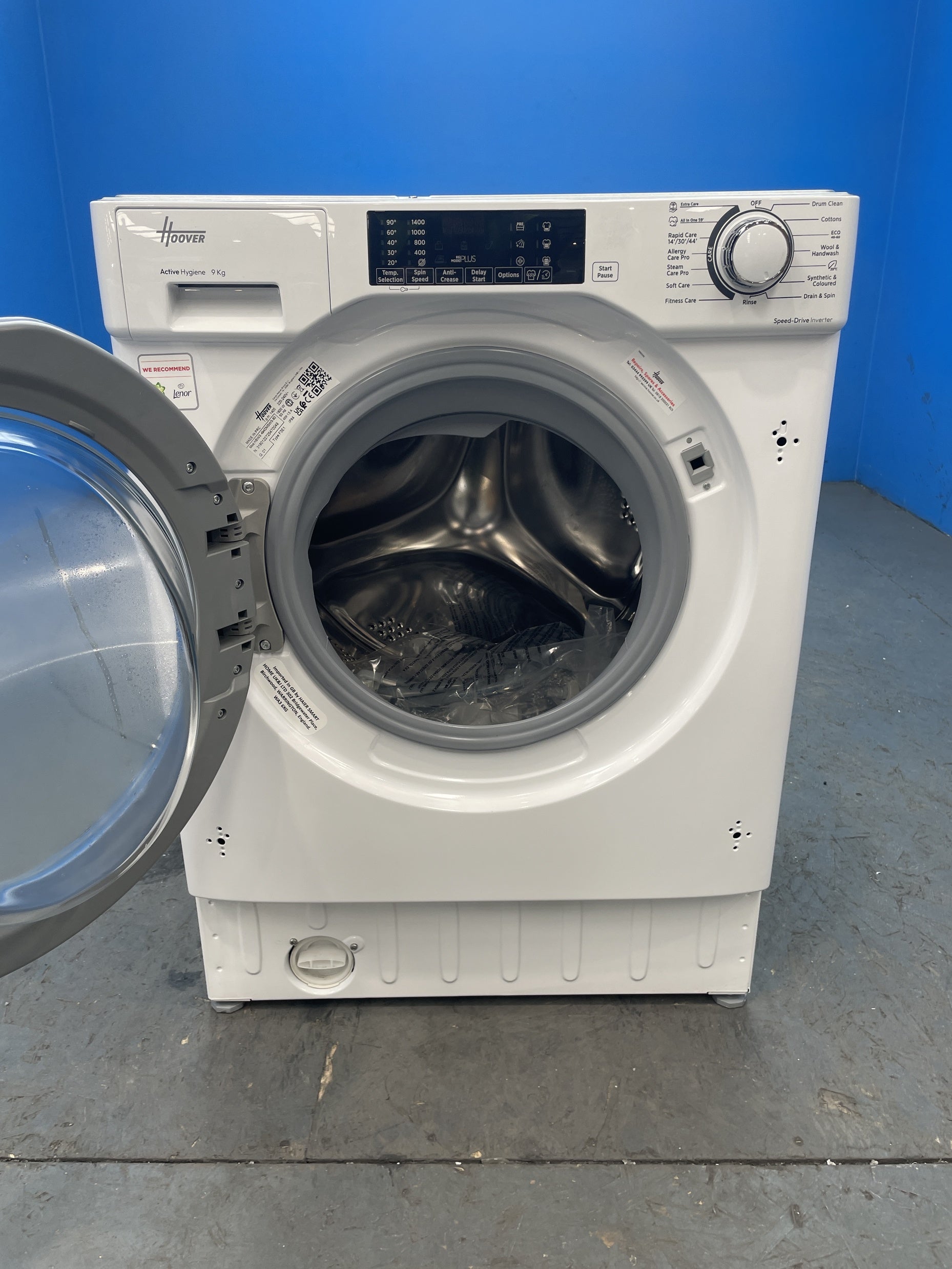 #GRC-154-983 - Hoover HBWS 494DMSW5-80 Integrated 9kg 1400rpm Washing Machine