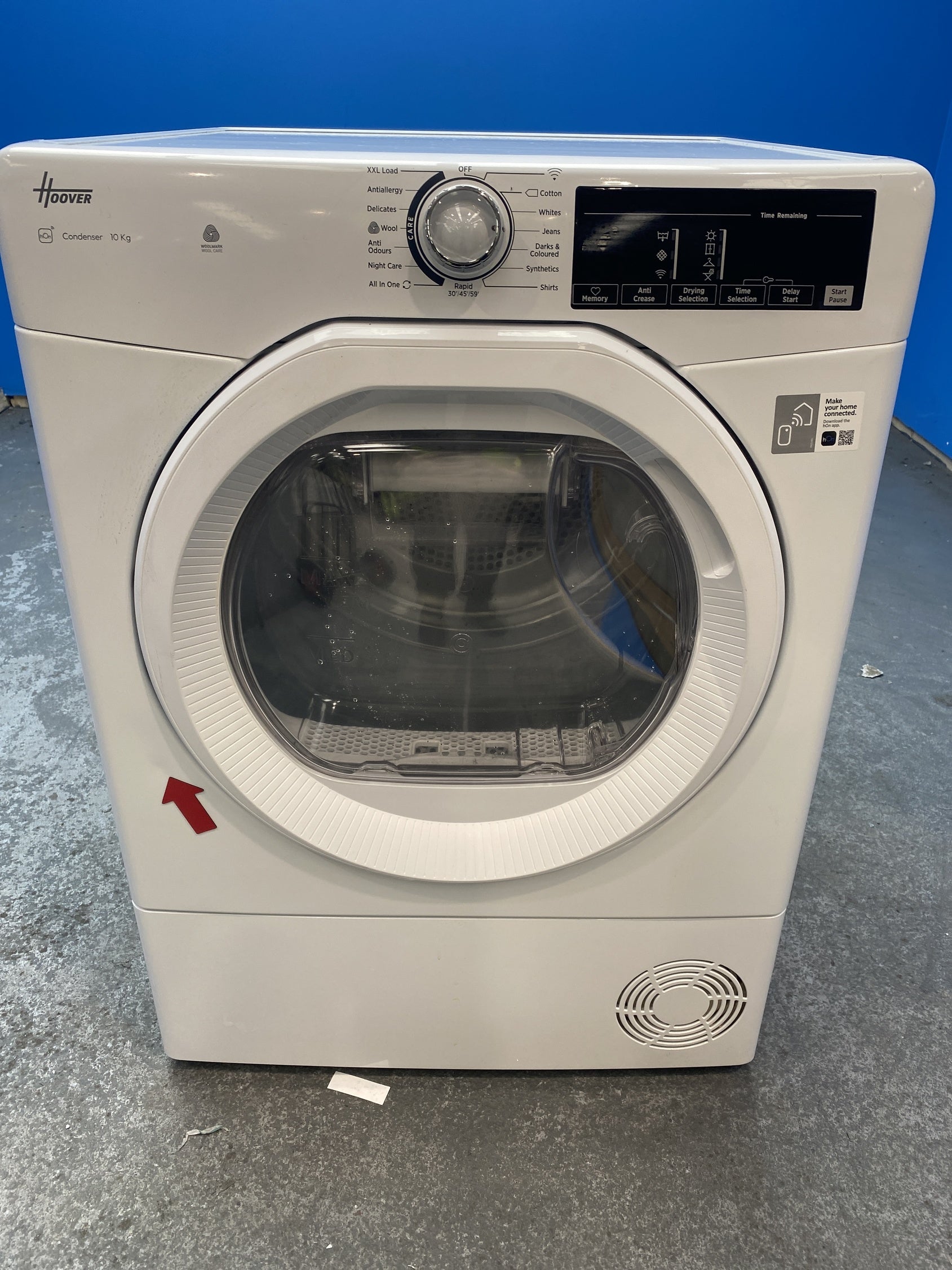 #GRC-157-166 - Hoover HRE C10TE-80 10kg Condenser Tumble Dryer