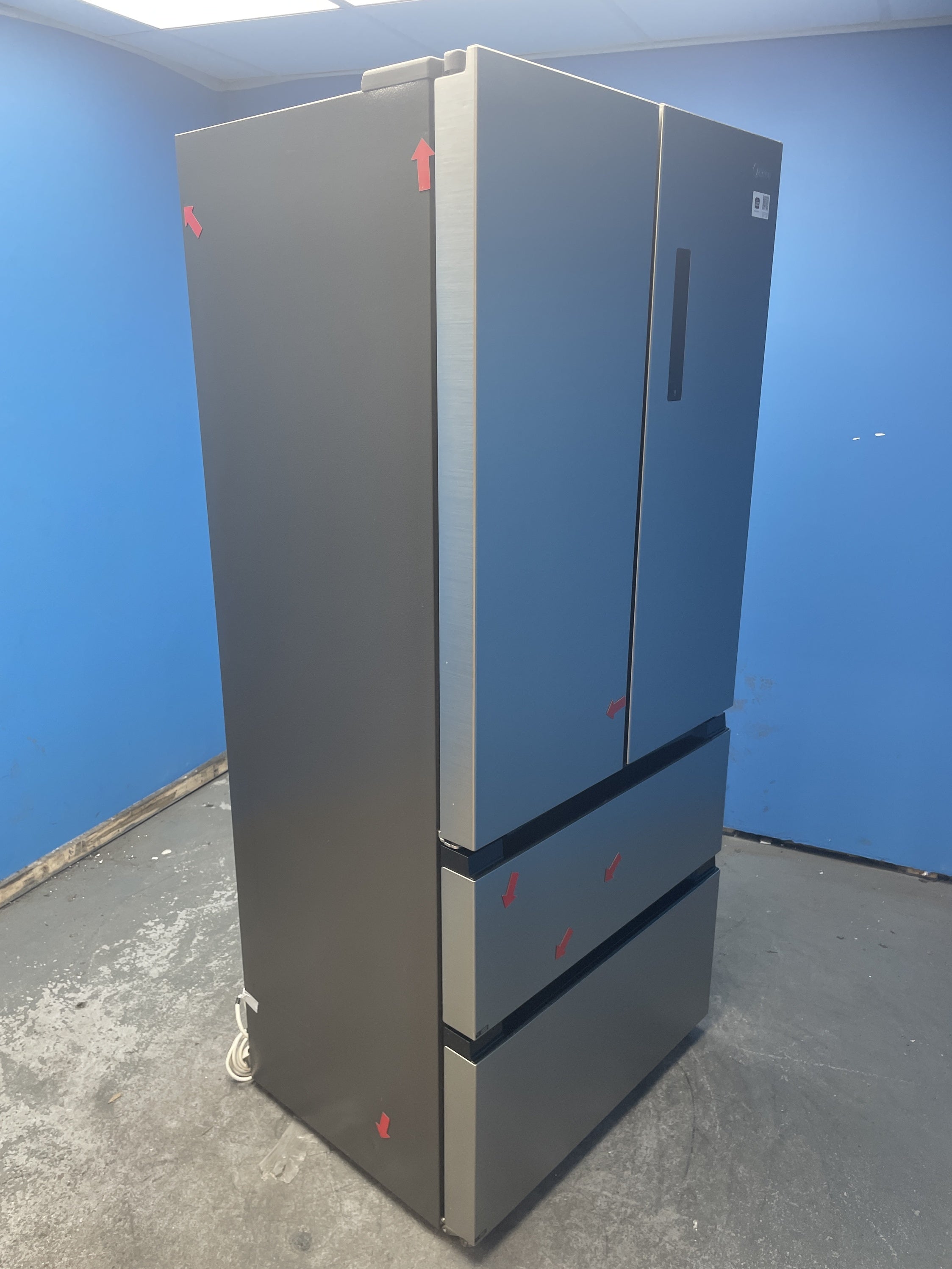 #GRC-158-739 - Midea MDRF692FIC46 516L No Frost French Door Fridge Freezer