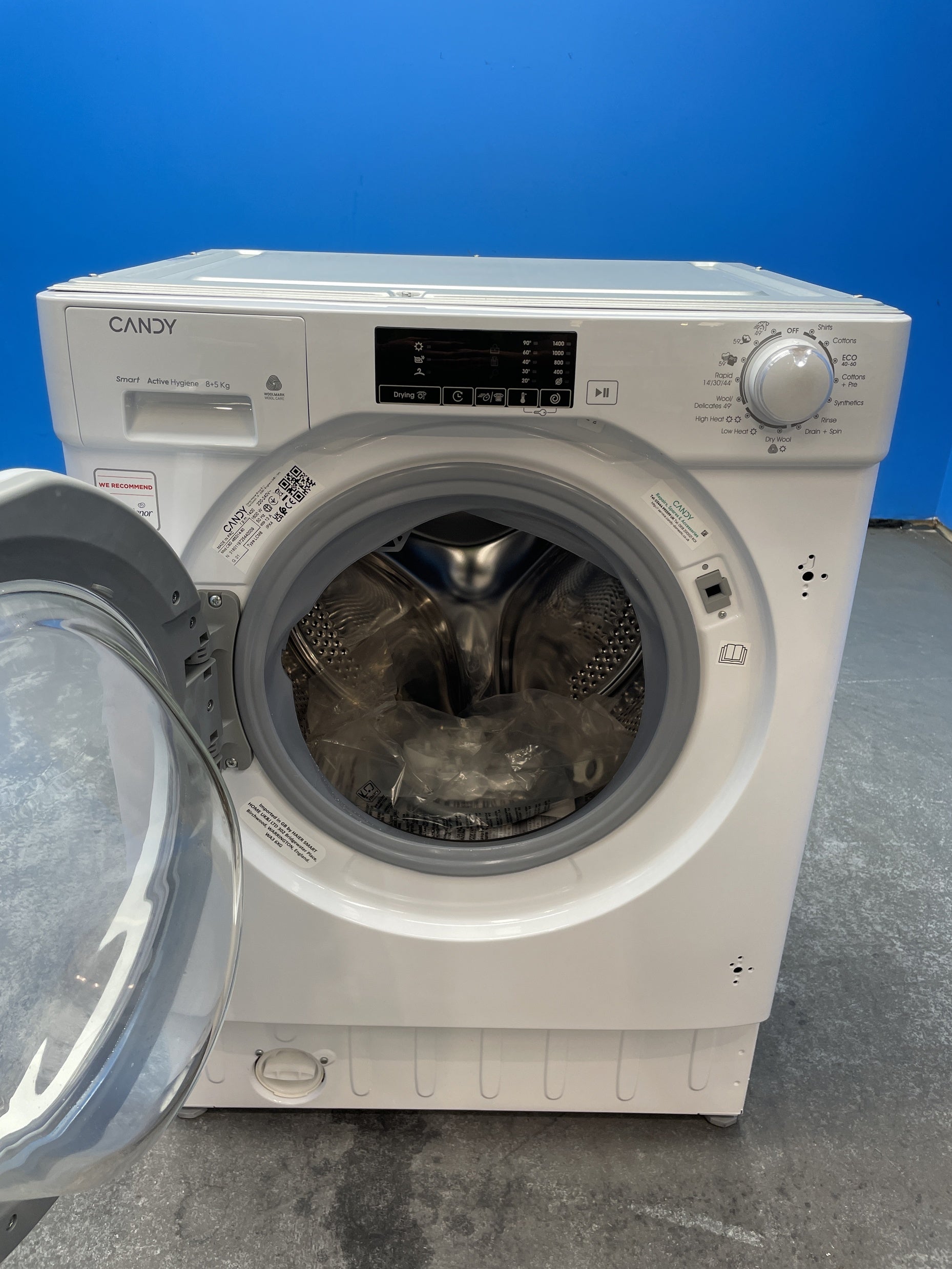 #GRC-160-659 - Candy CBD 485D14-80 8kg/5kg 1400rpm Integrated Washer Dryer