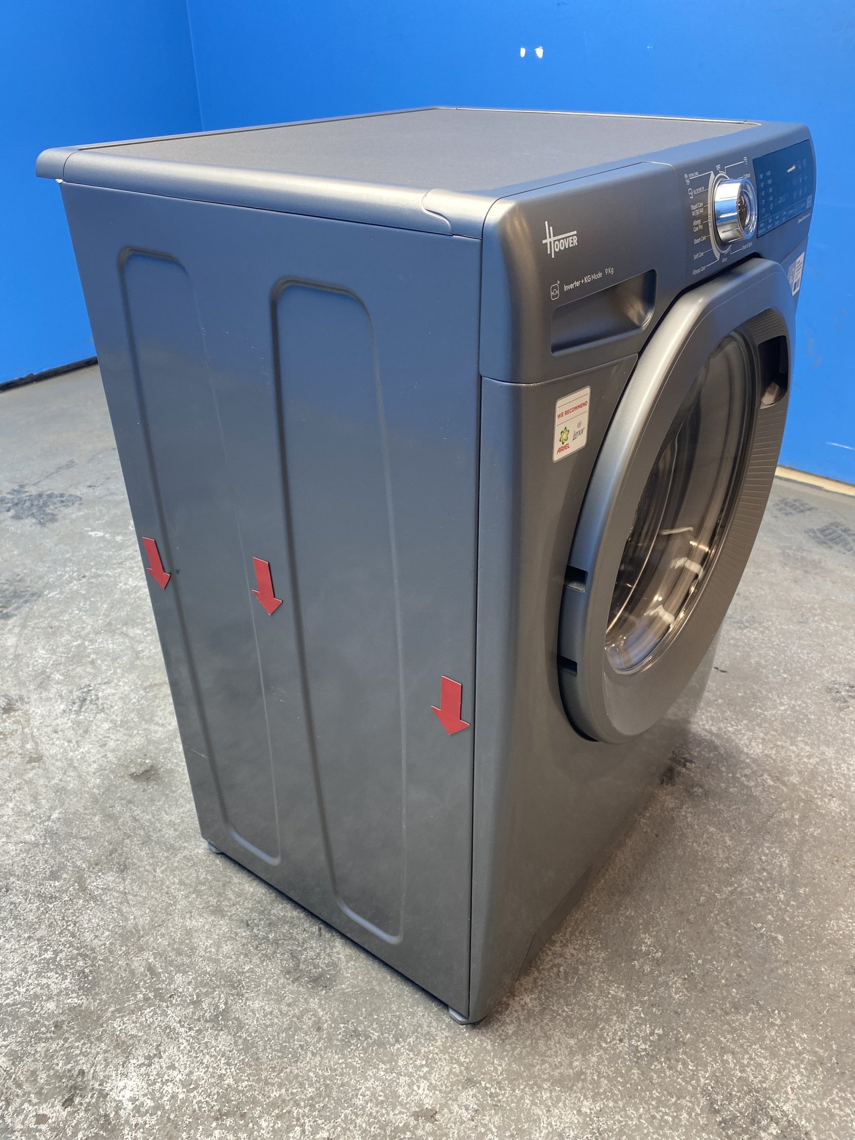 #GRC-153-251 - Hoover H3WPS496TMRR6 9kg 1400 Spin Washing Machine