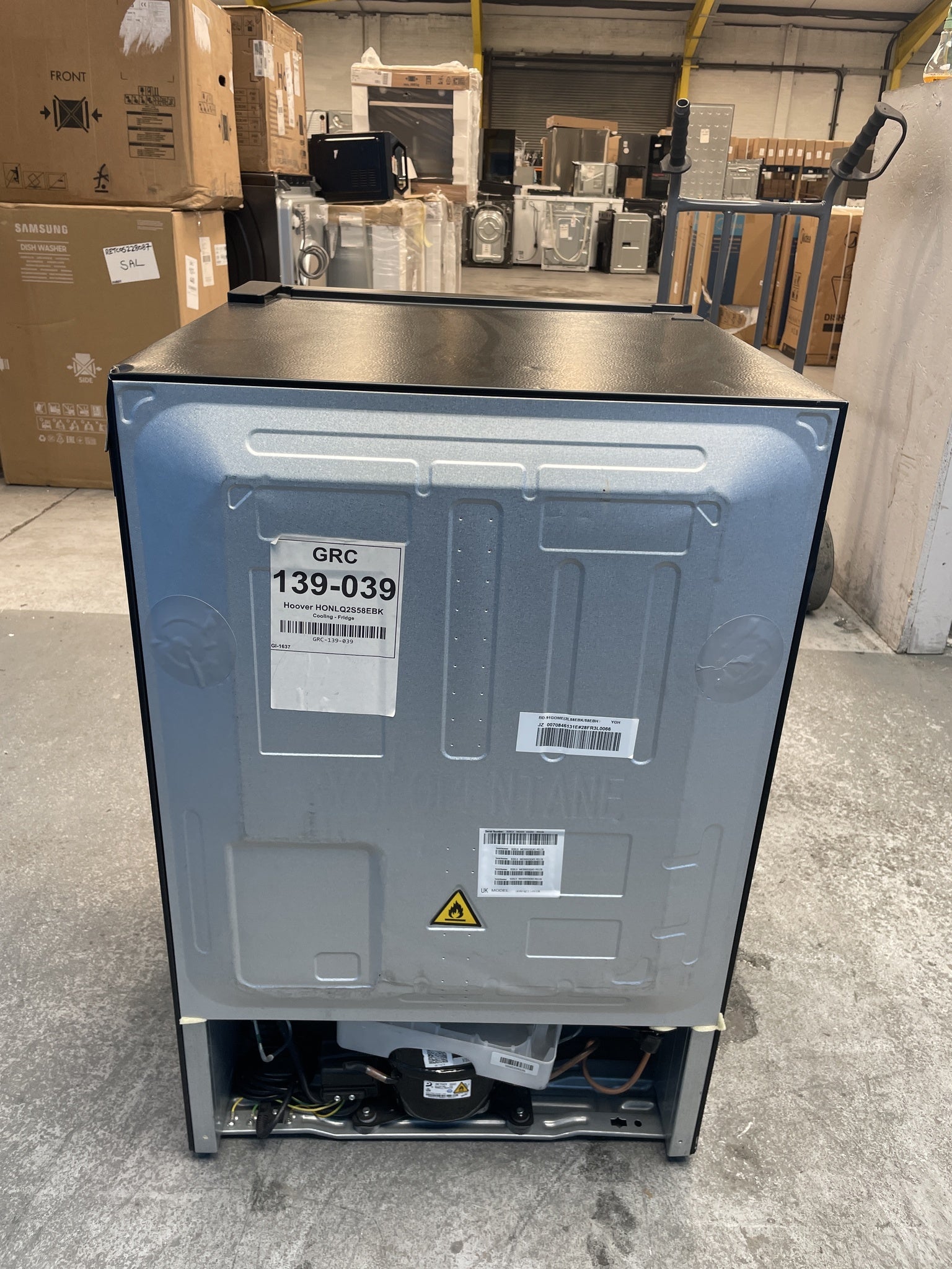#GRC-139-039 - Hoover H-Freeze 300 HONUQ2L58EBK 90L Under Counter Freezer