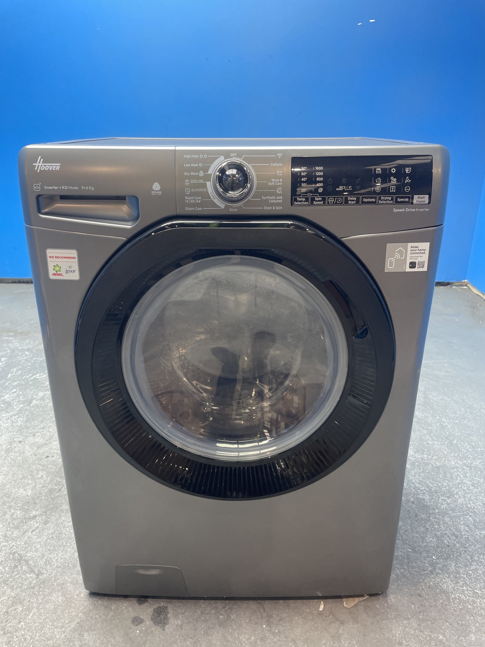 #GRC-160-227 - Hoover H3DPS6966TAMBR 9/6kg 1400 Spin Washer Dryer