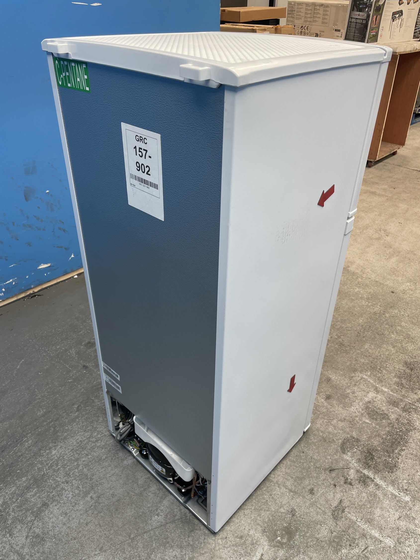#GRC-157-902 - Candy CDH1S313EWK Slimline 117 Litre Top Mount Fridge Freezer