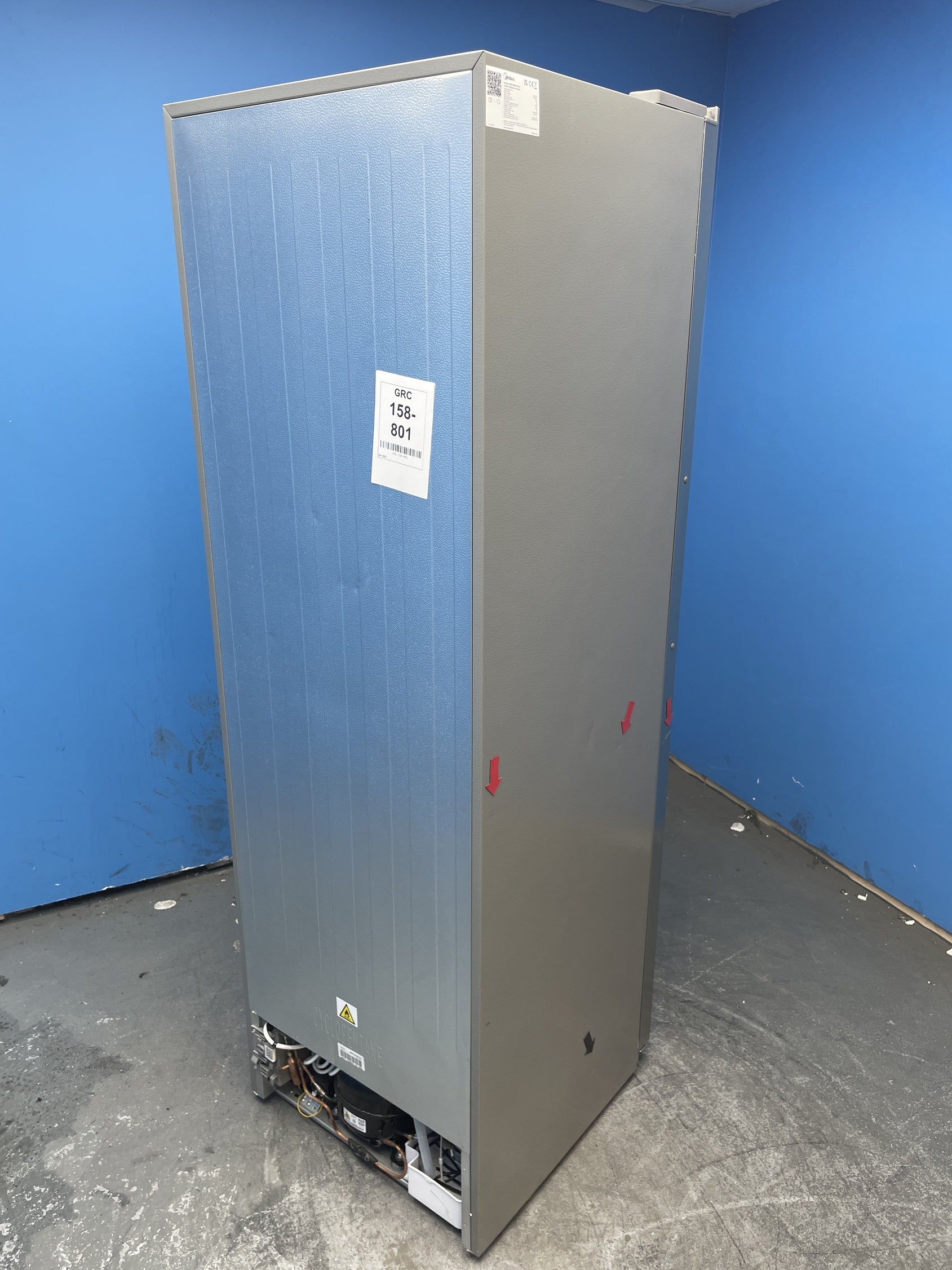 #GRC-158-801 - Midea MDRU385MTE46 185cm Frost Free Upright Freezer