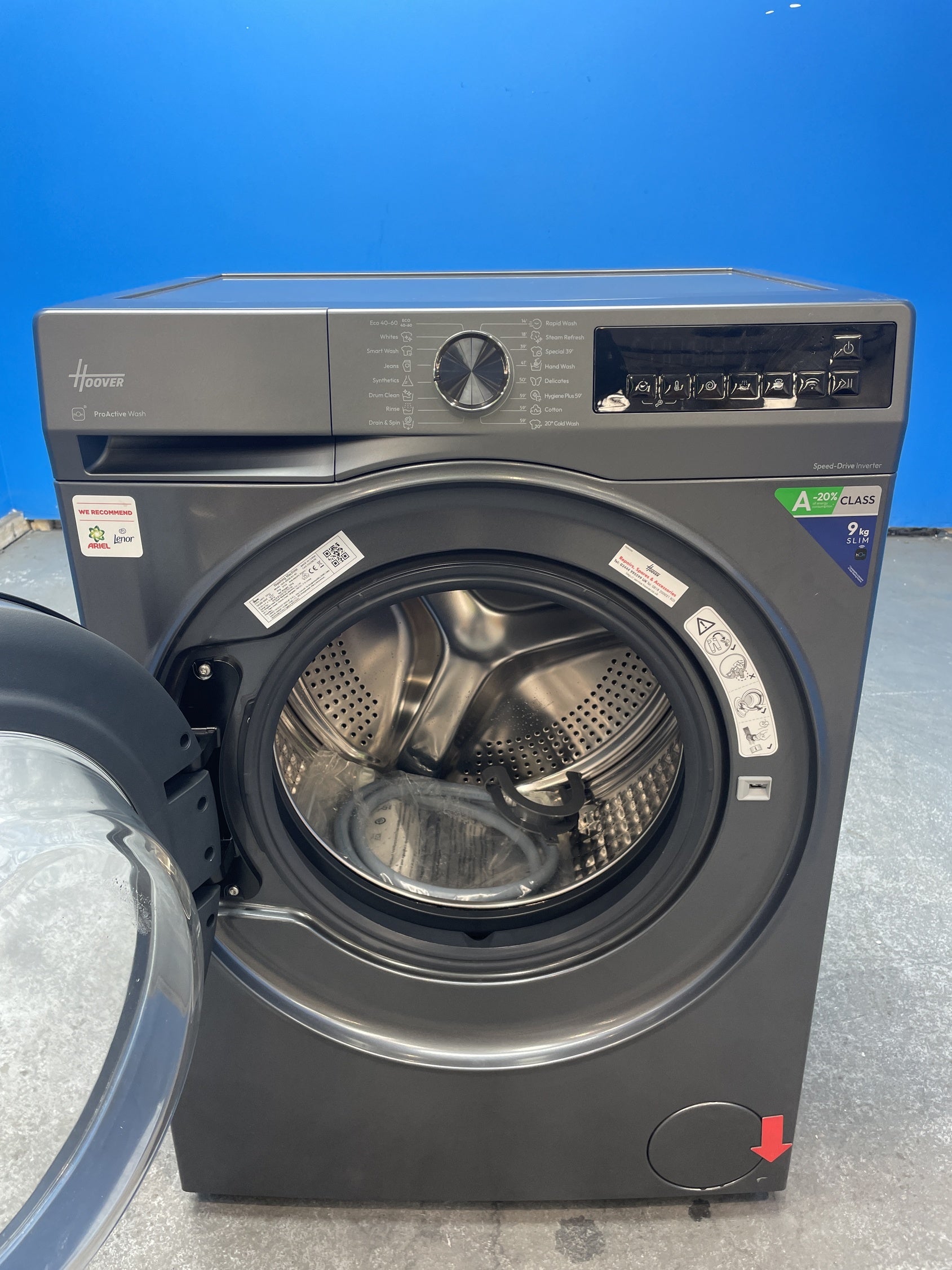 #GRC-160-247 - Hoover Pro Wash Series 3 HBR 49SBL8G-80 9kg 1400 rpm Washing Machine