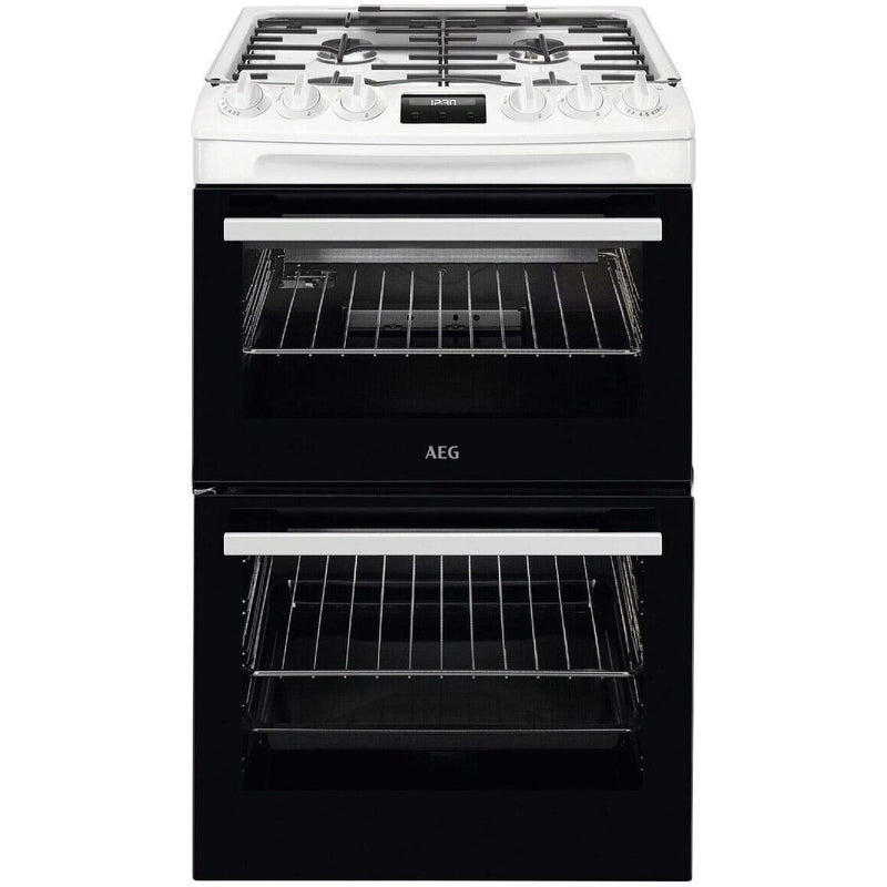 AEG CGX1130ACW 55cm Gas Cooker with Double Oven - Renew 2 U