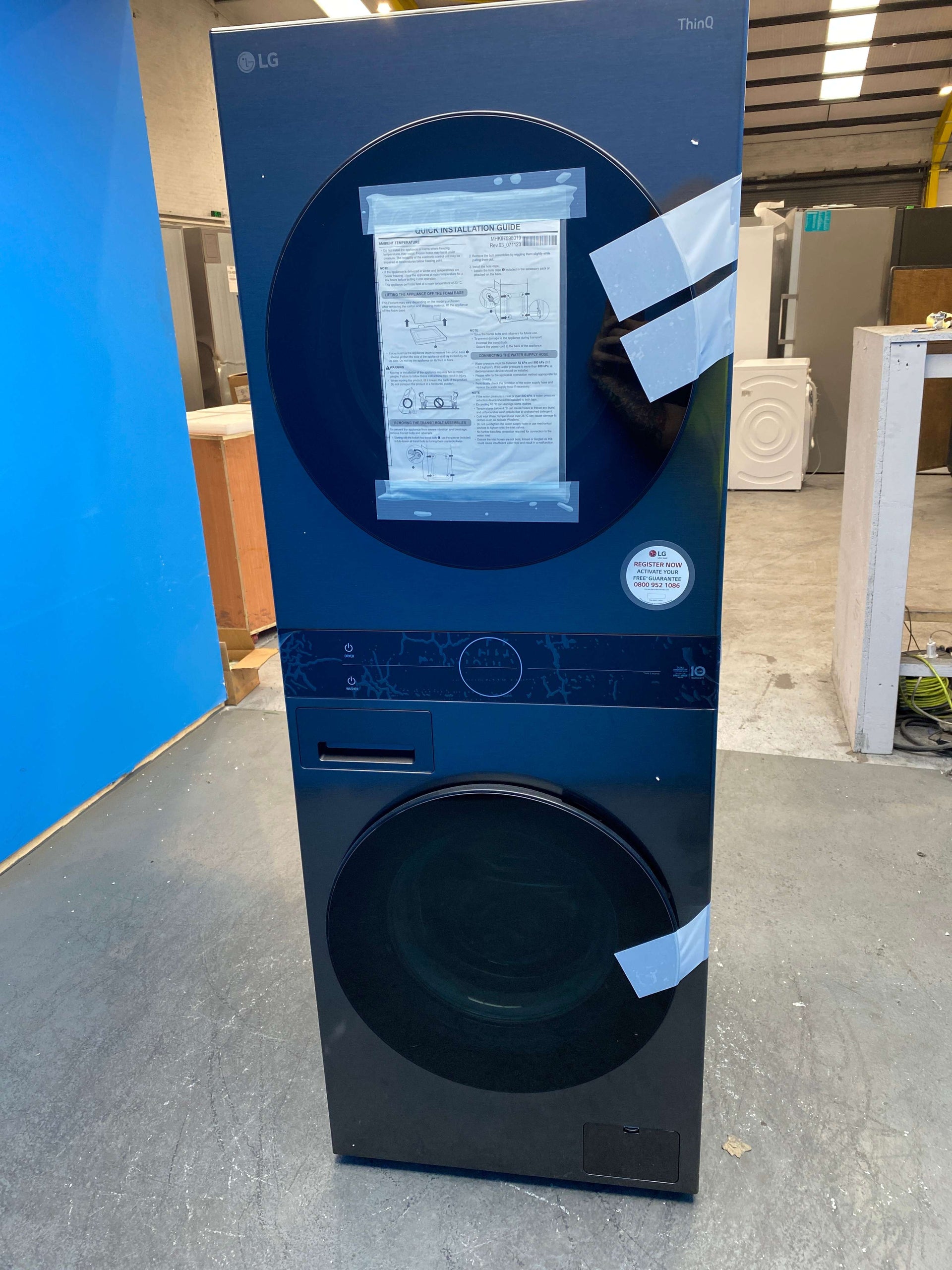 LG WT1210BBTN1 WashTower™ 12kg / 10kg 1400 Spin Washer Dryer