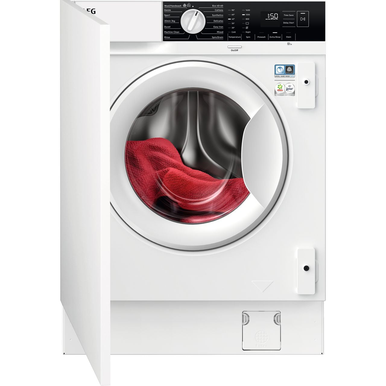 AEG 6000 AutoSense LFX6G7434BI 7kg 1400rpm Integrated Washing Machine – Renew 2 U