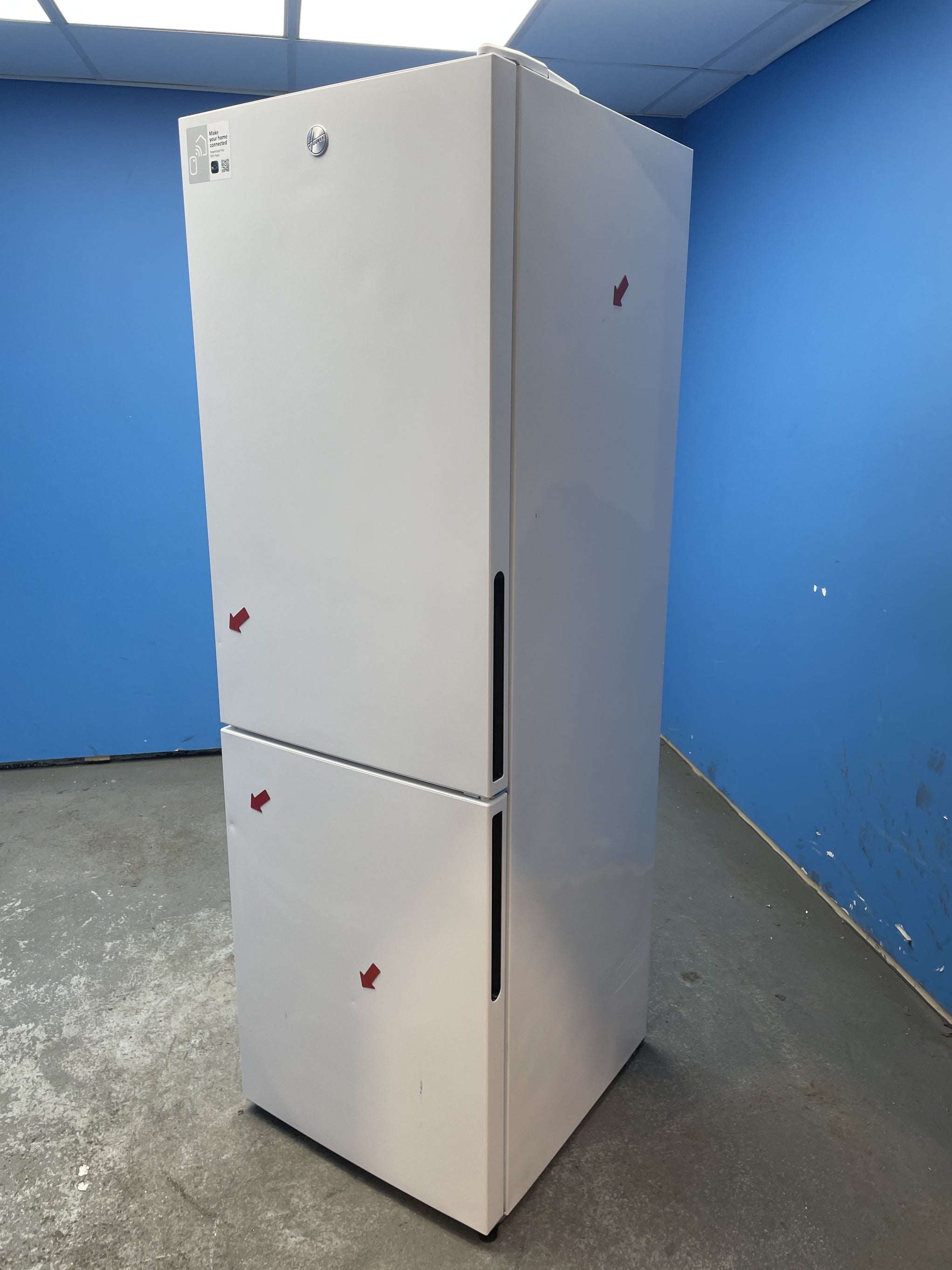 #GRC-153-566 - Hoover HOCE4T618EWK 341 Litre Combi Fridge Freezer