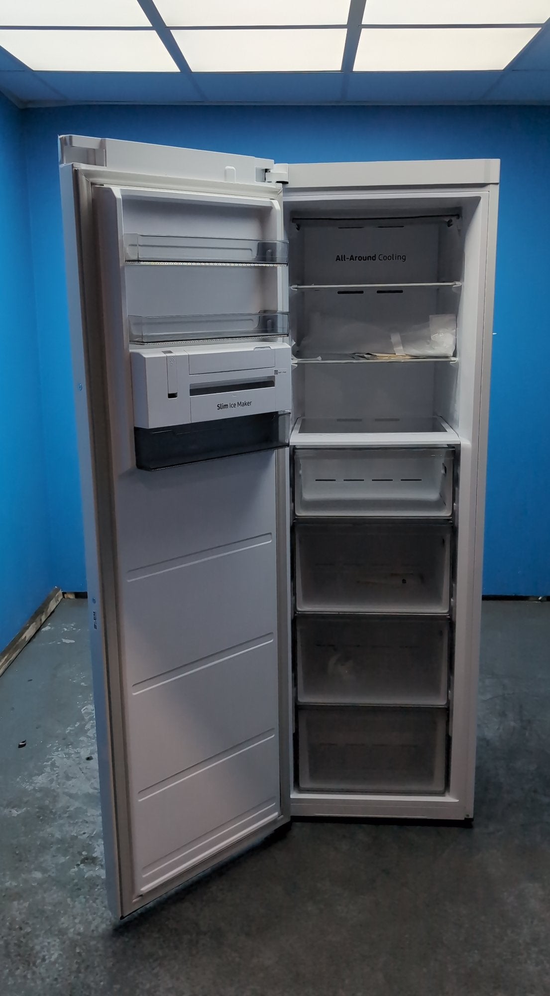 #GRC-163-584 - Samsung Tall Upright Freezer – 323L Capacity, Total No Frost, SmartThings WiFi