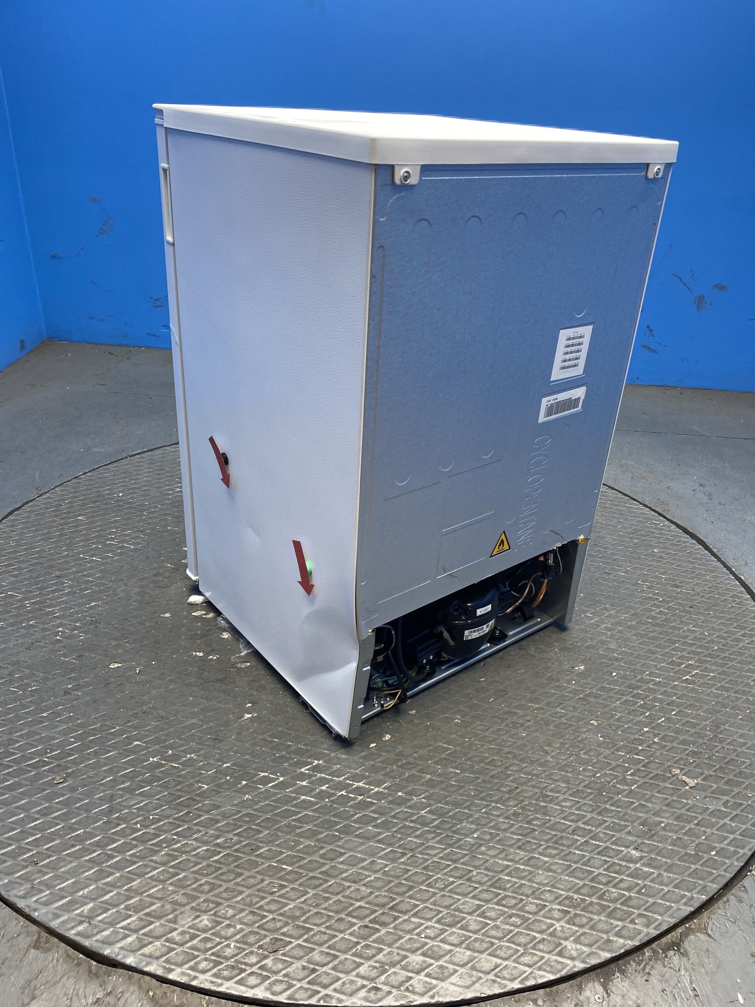 Candy CUQS58EWK 85 Litre Undercounter Freezer