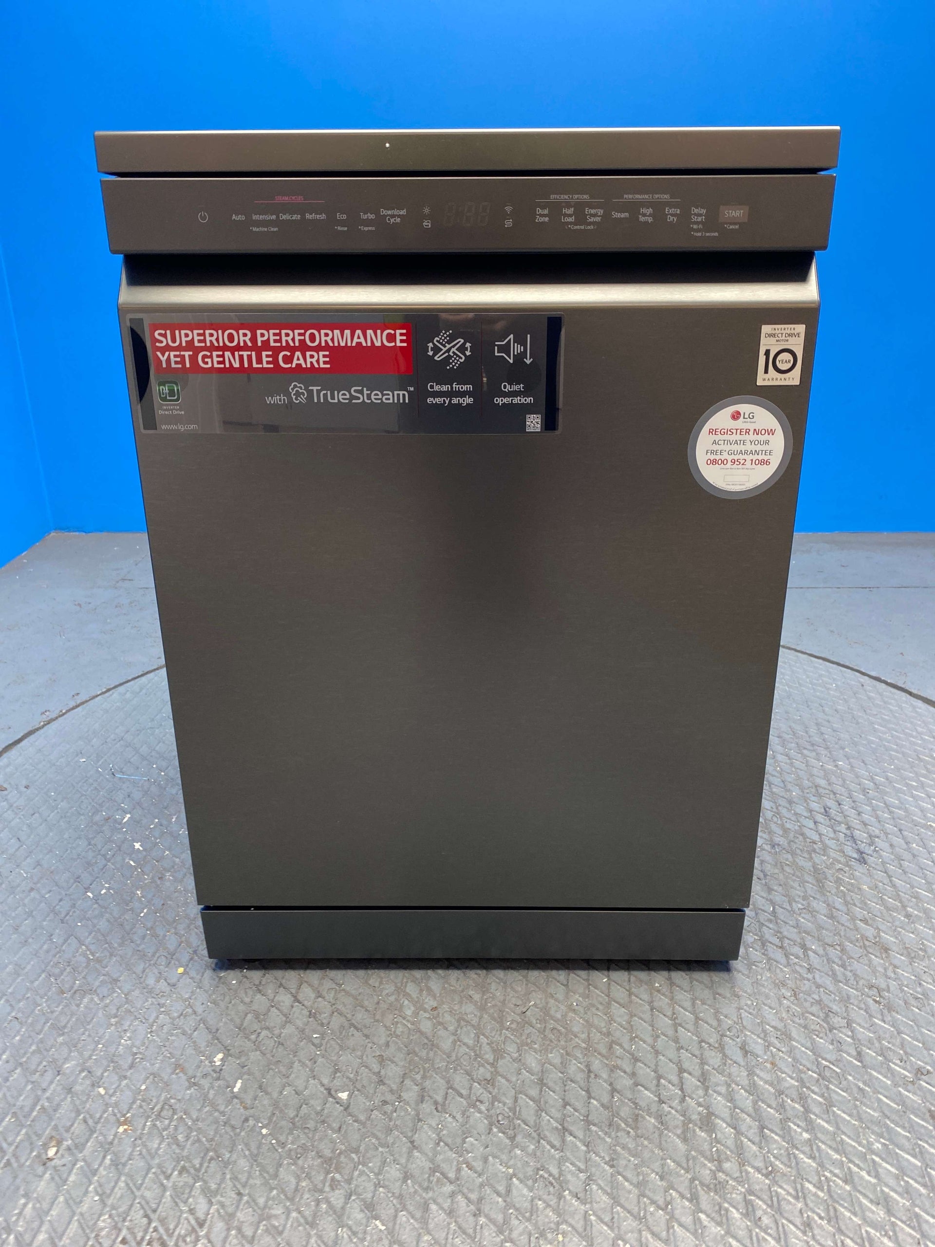 LG DF365FMS QuadWash™ 14 Place Setting Dishwasher