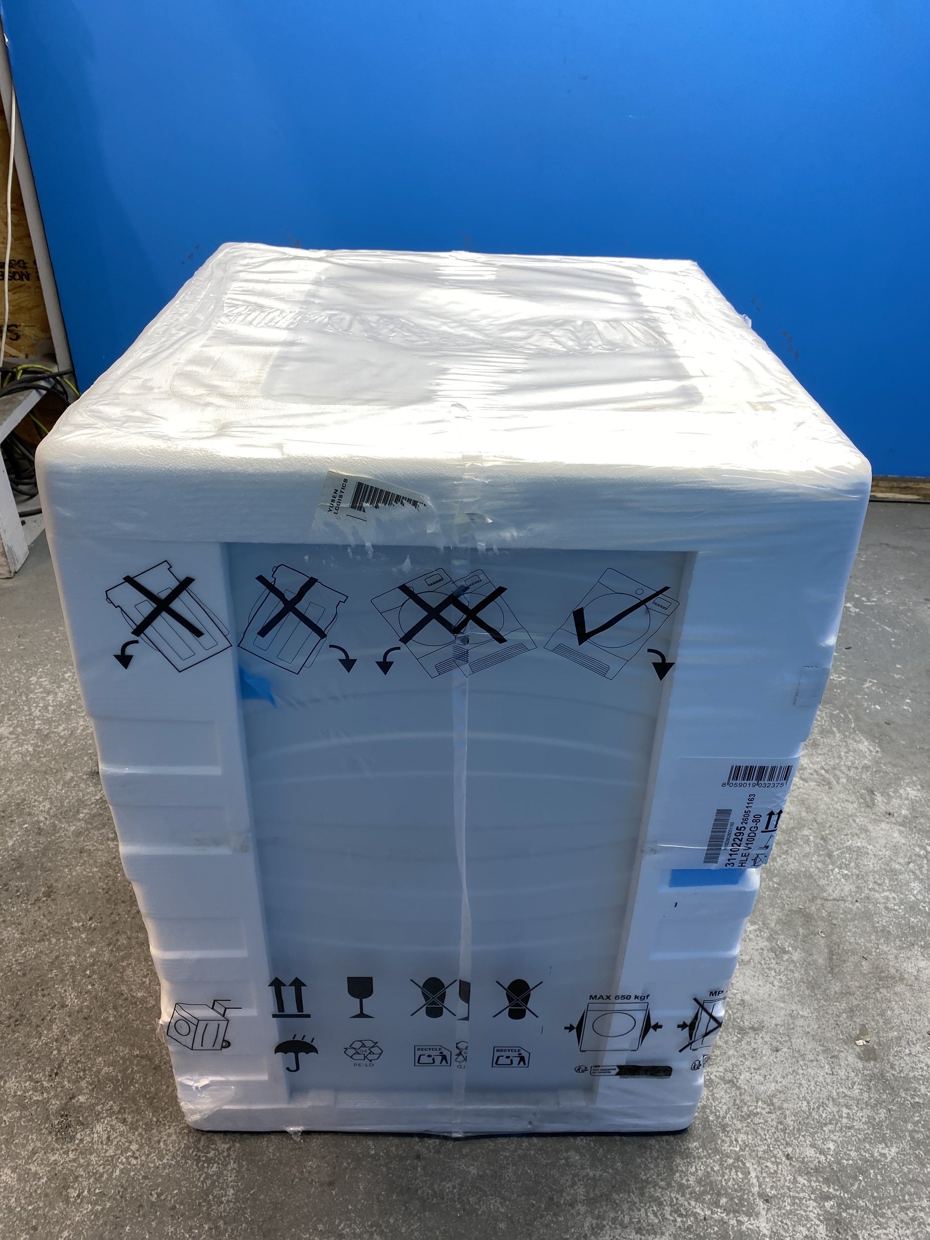 #GRC-153-236 - Hoover HLE V10DG-80 10kg Vented Tumble Dryer