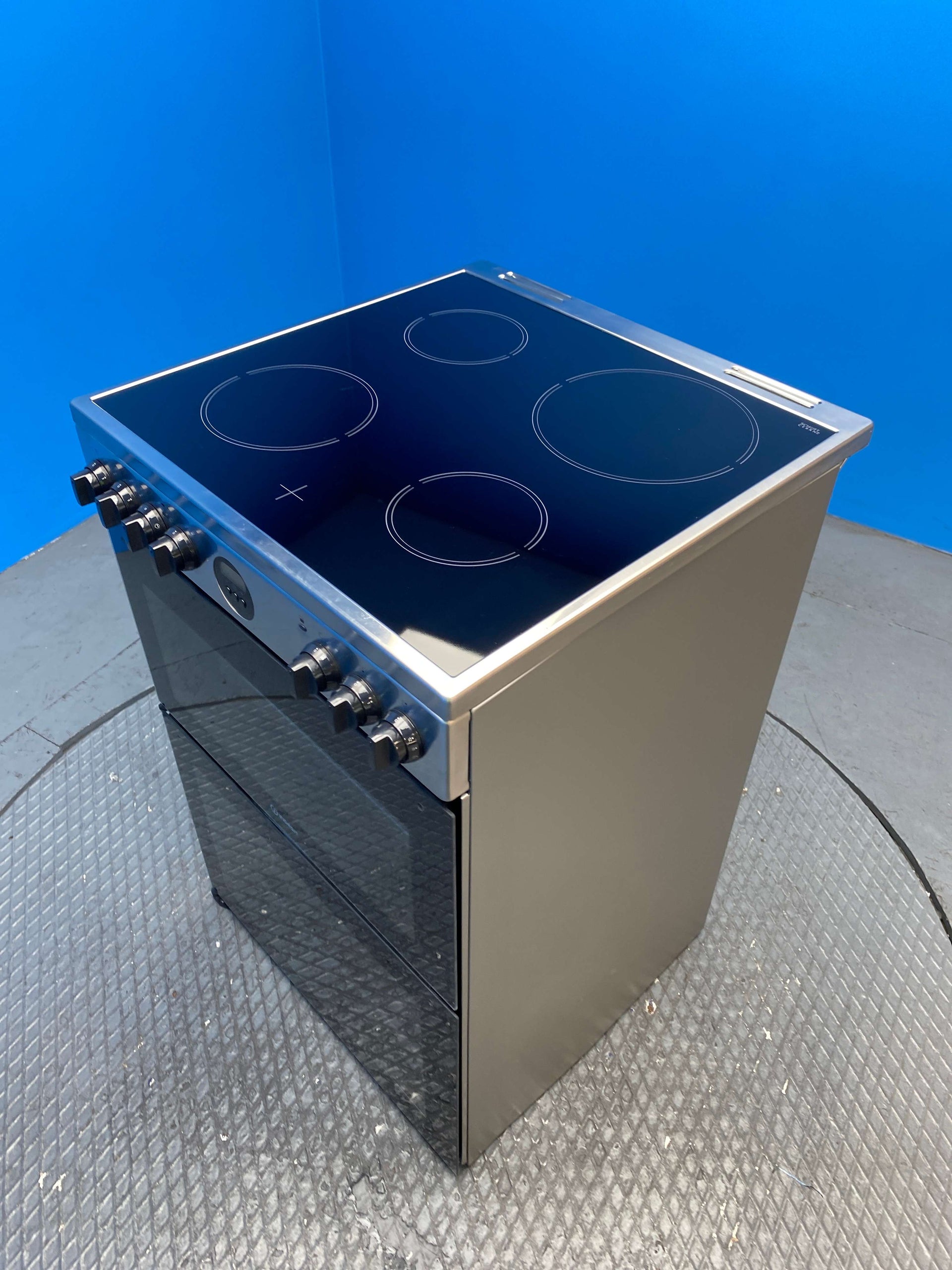 Indesit ID67V9HCX 60cm Double Oven Freestanding Cooker