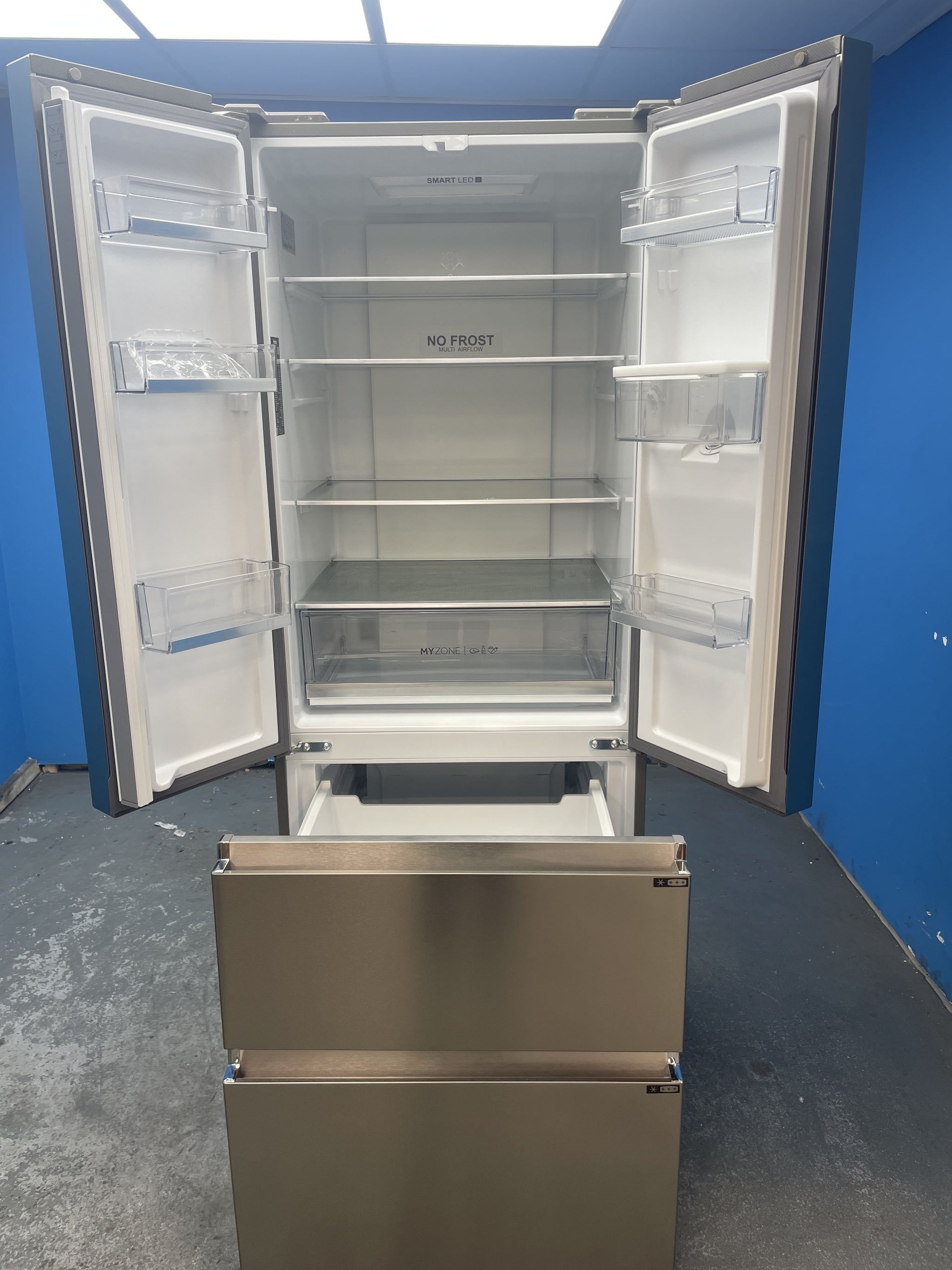 #GRC-160-115 - Haier HFR5719EWMP Series 5 French Door 444 Litre Fridge Freezer