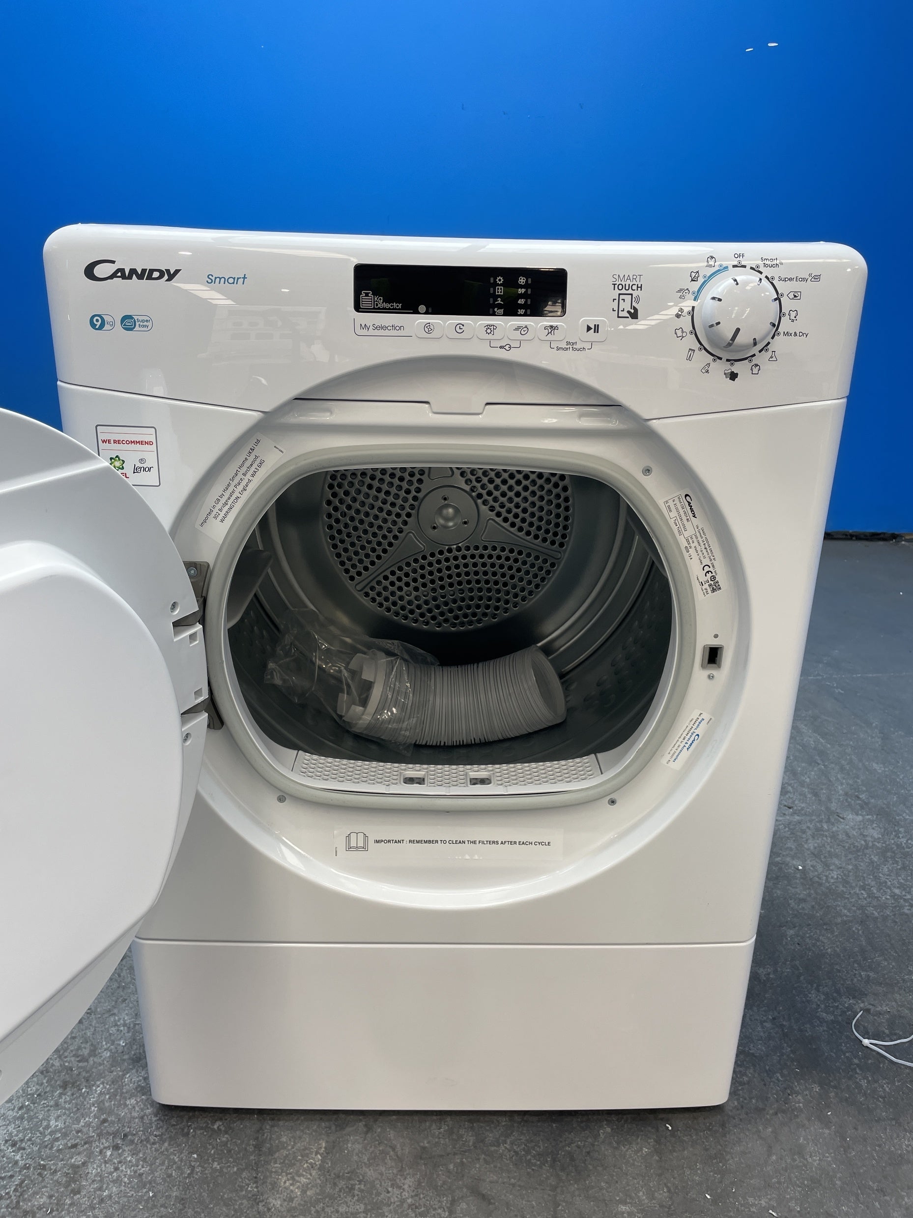#GRC-160-338 - Candy CSE V9DF-80 9kg Vented Smart Tumble Dryer