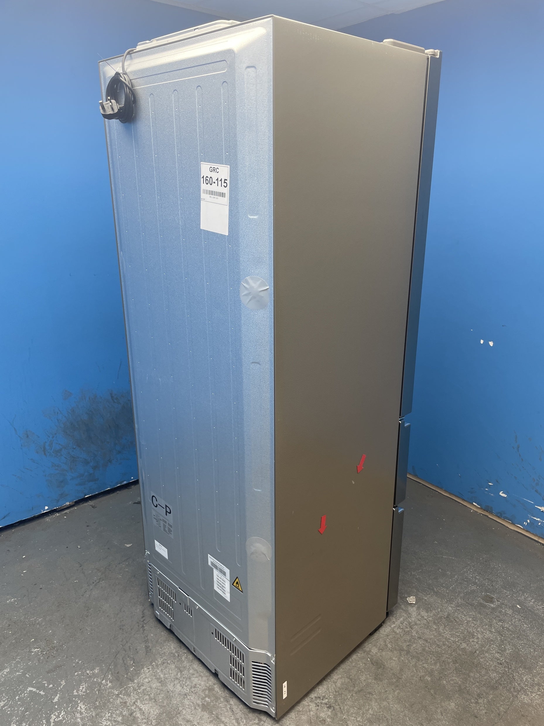 #GRC-160-115 - Haier HFR5719EWMP Series 5 French Door 444 Litre Fridge Freezer