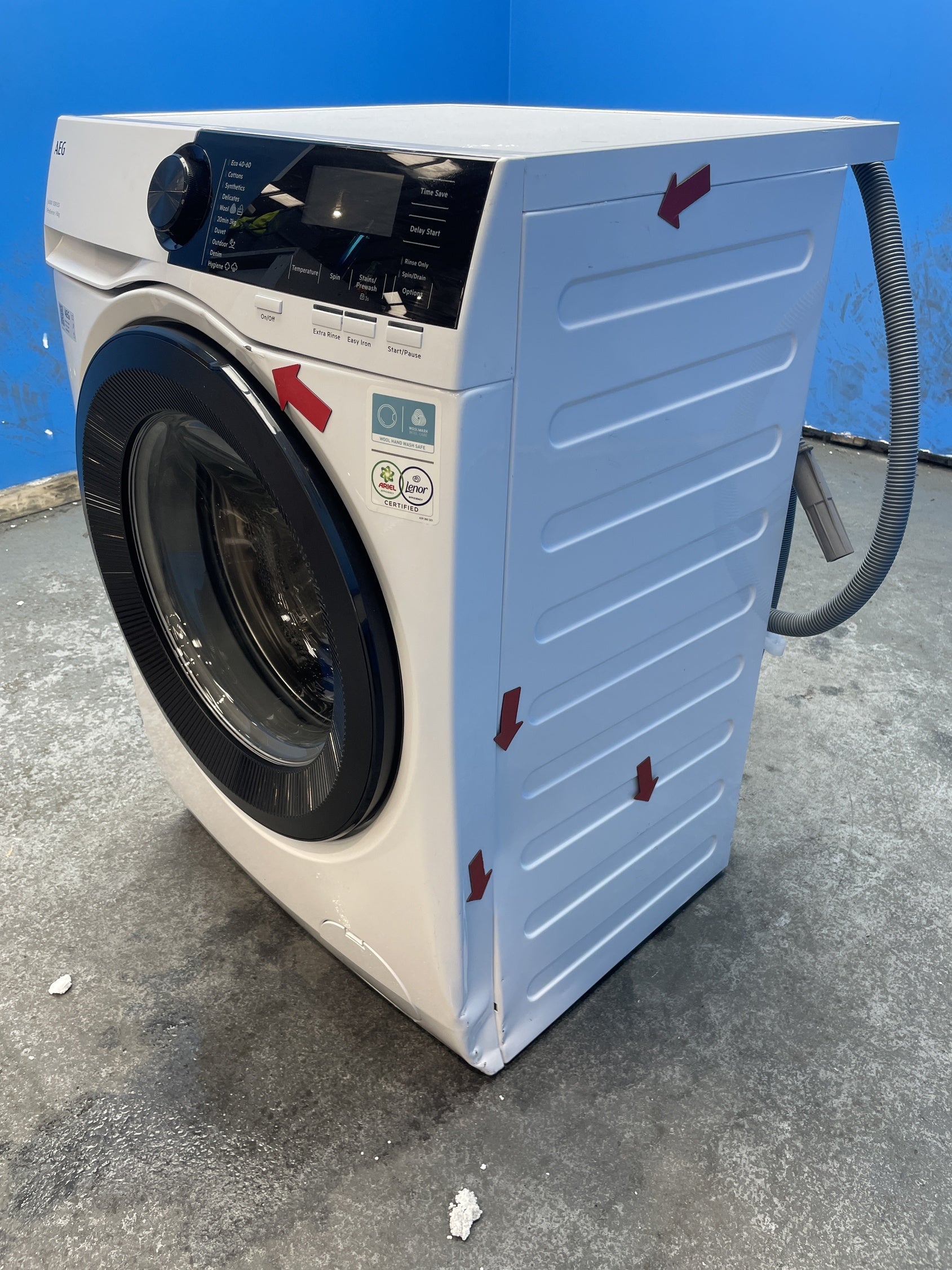 #GRC-158-261 - AEG LFR62844B 6000 Series ProSense 8kg 1400 Spin Washing Machine