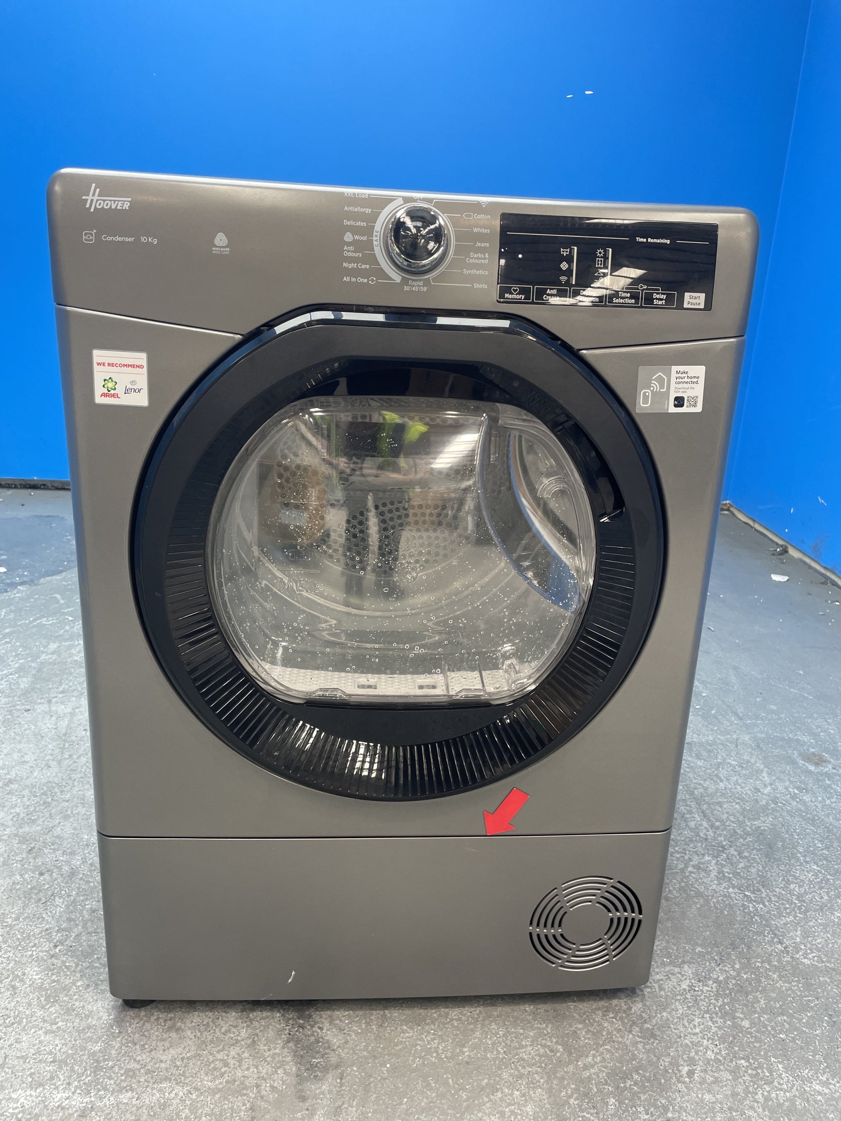 #GRC-159-578 - Hoover H-DRY 350 HRE C10TBER-80 10kg Condenser Dryer