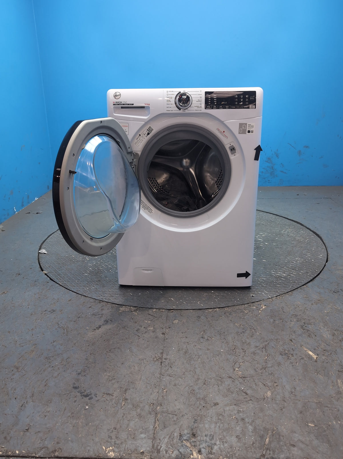 #GRC-164-390 - Hoover H-WASH 350 14kg 1400rpm Washing Machine – Quick Wash, White