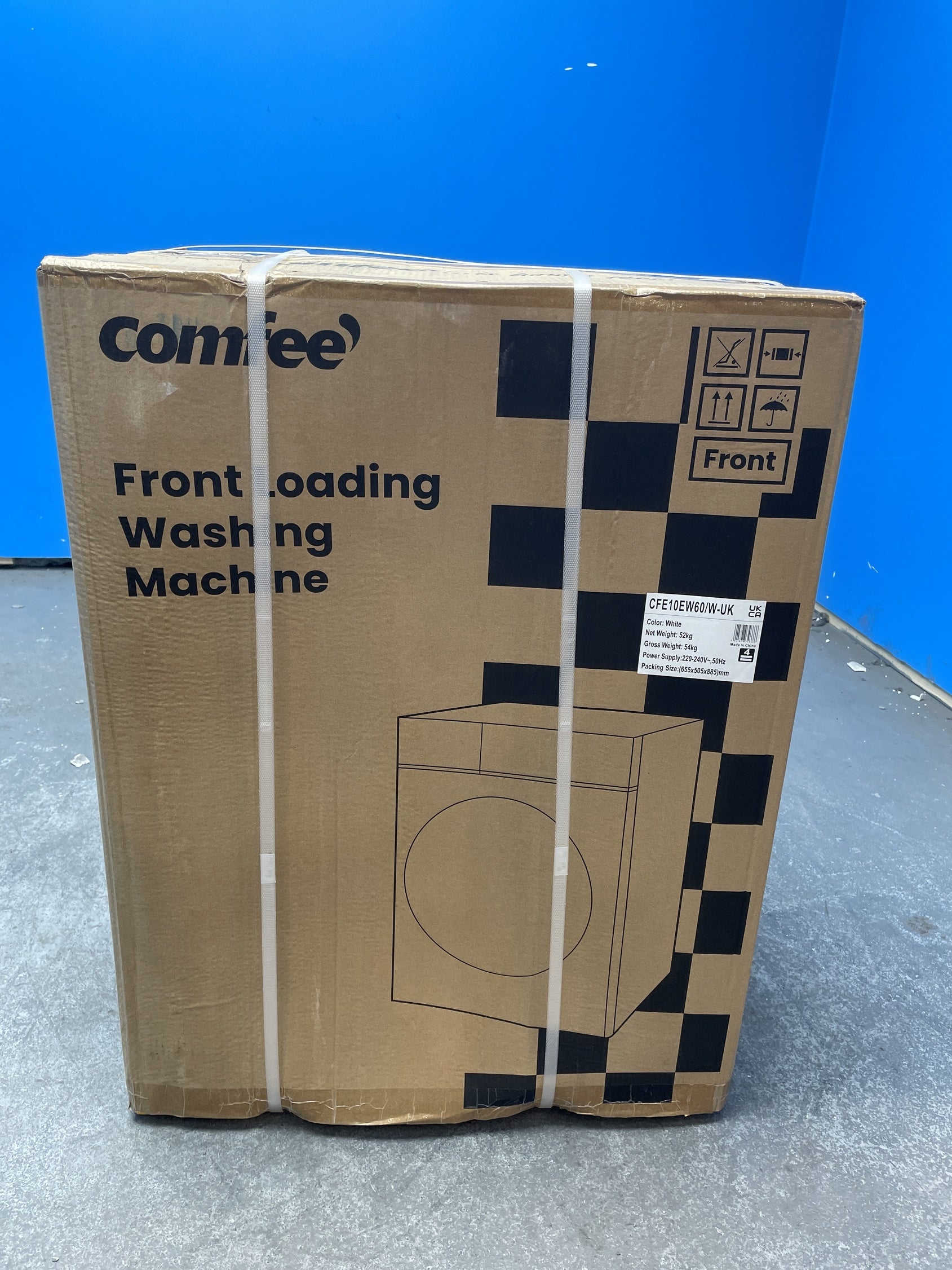 #GRC-158-903 - Comfee CFE10EW60/W Slim 6kg 1000rpm Washing Machine