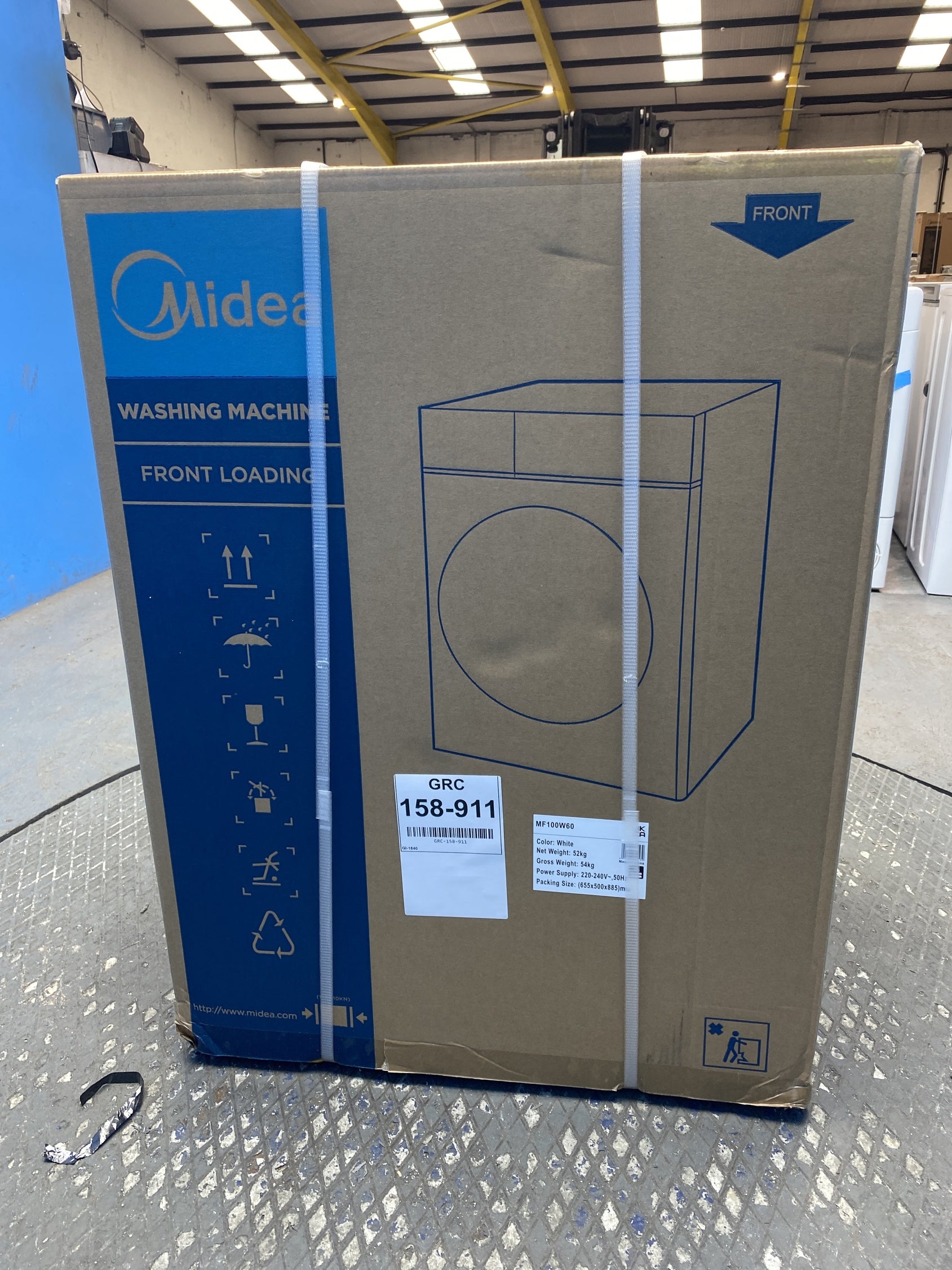 #GRC-158-911 - Midea MF100W60 6kg 1000 Spin Washing Machine with Lunar Dial